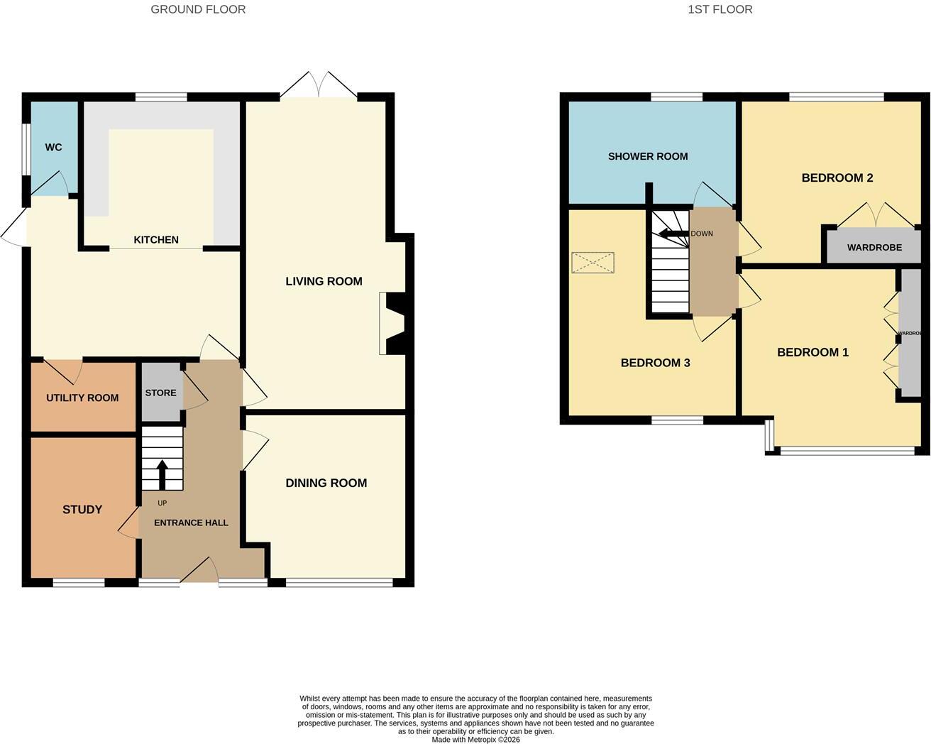Drew Crescent, Stourbridge floorplan