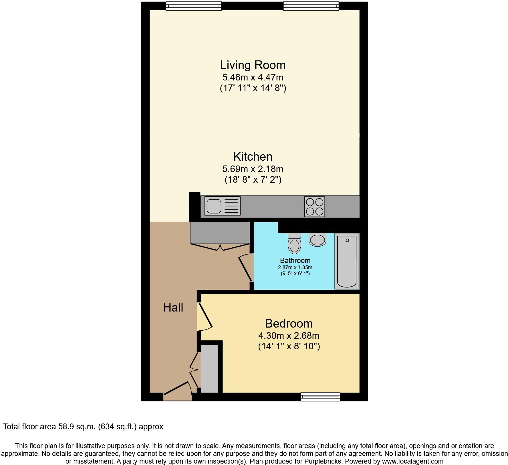 70 Chapeltown Street, Manchester, M1 floorplan