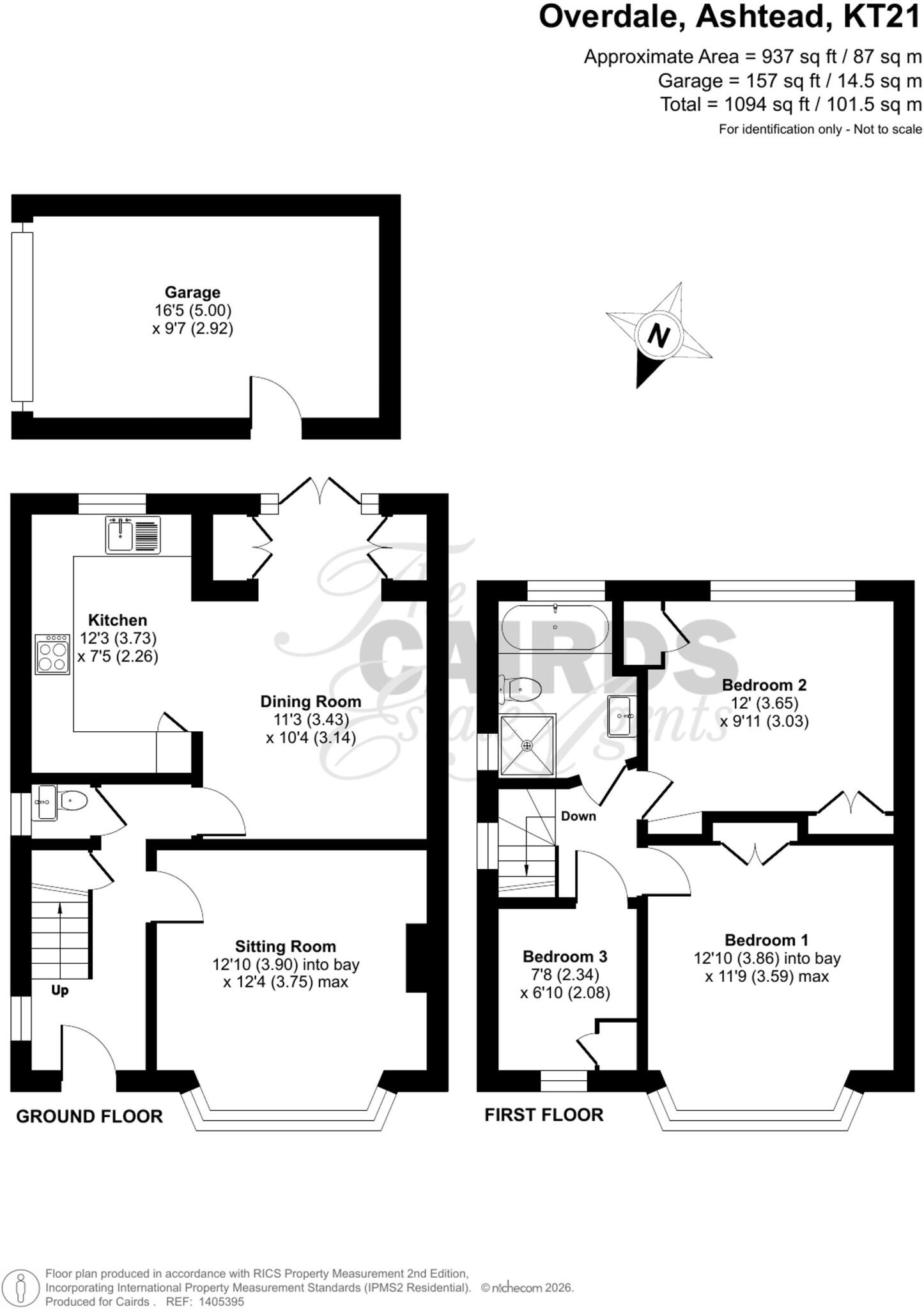 Overdale, Ashtead, KT21 floorplan