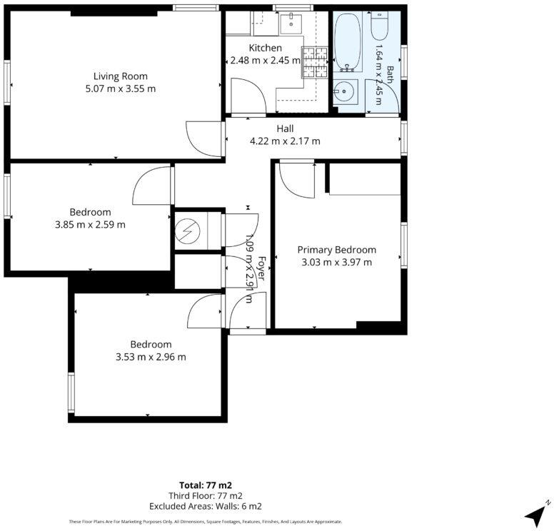 17/5 Craigentinny Road, Edinburgh, EH7 6LZ floorplan