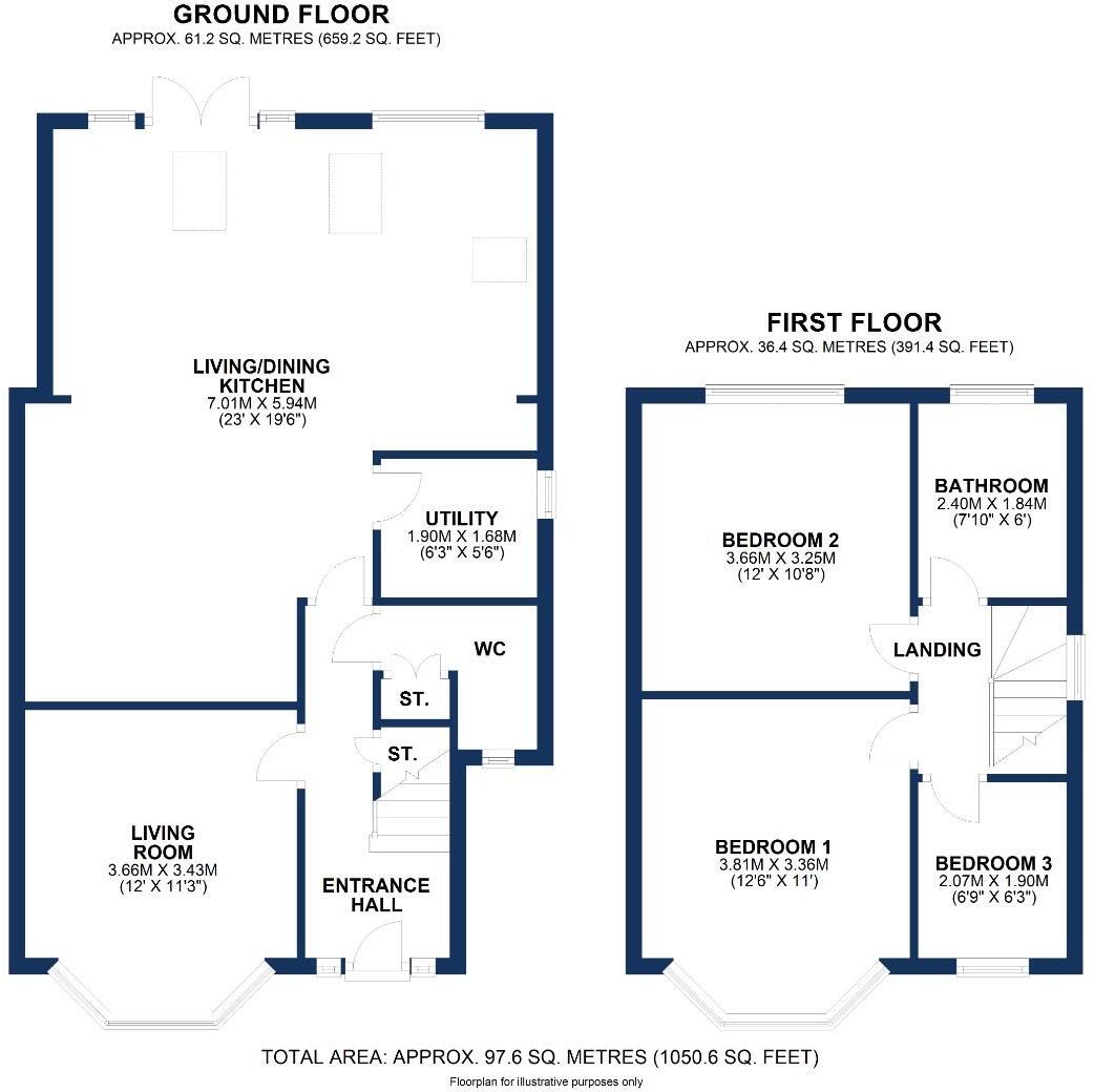 Stockport Road, Timperley floorplan
