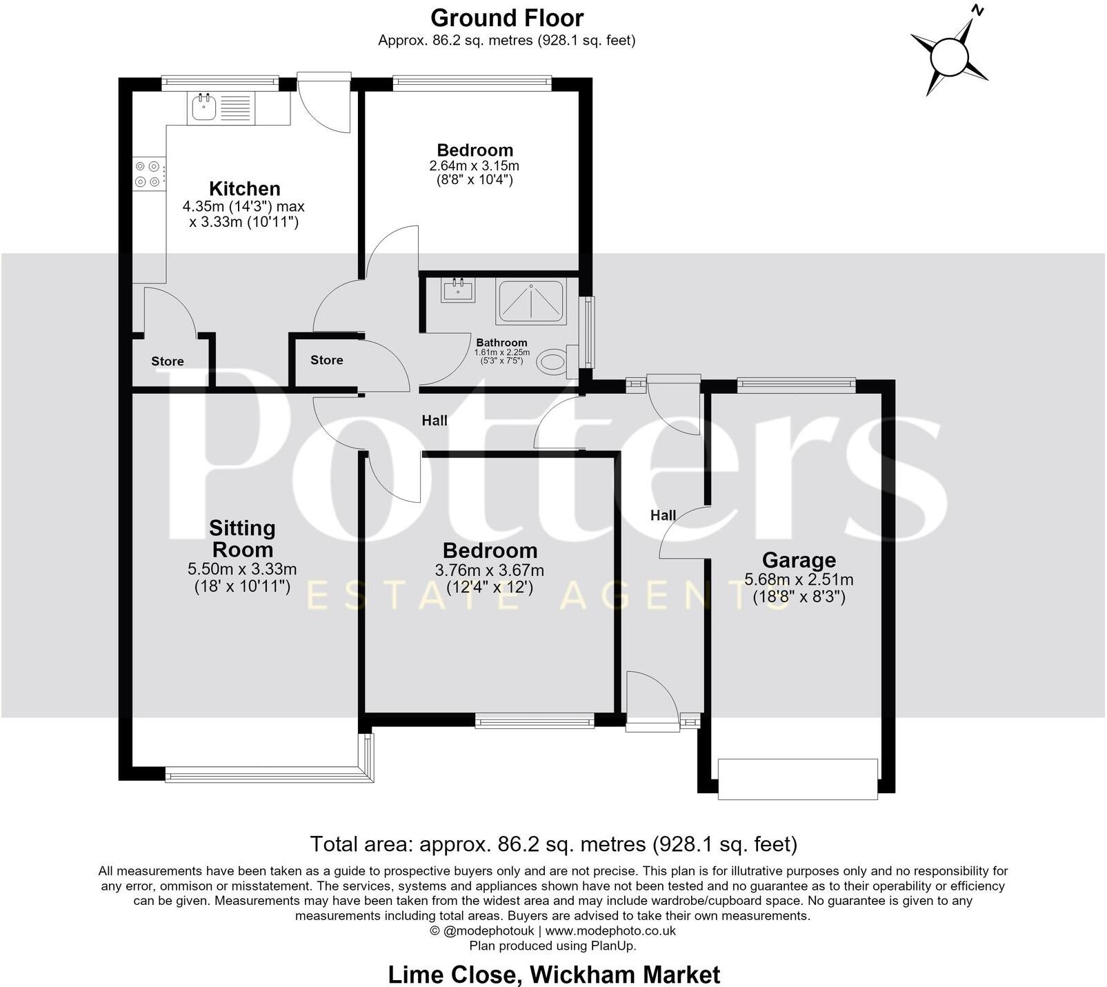 Lime Close, Wickham Market, IP13 floorplan