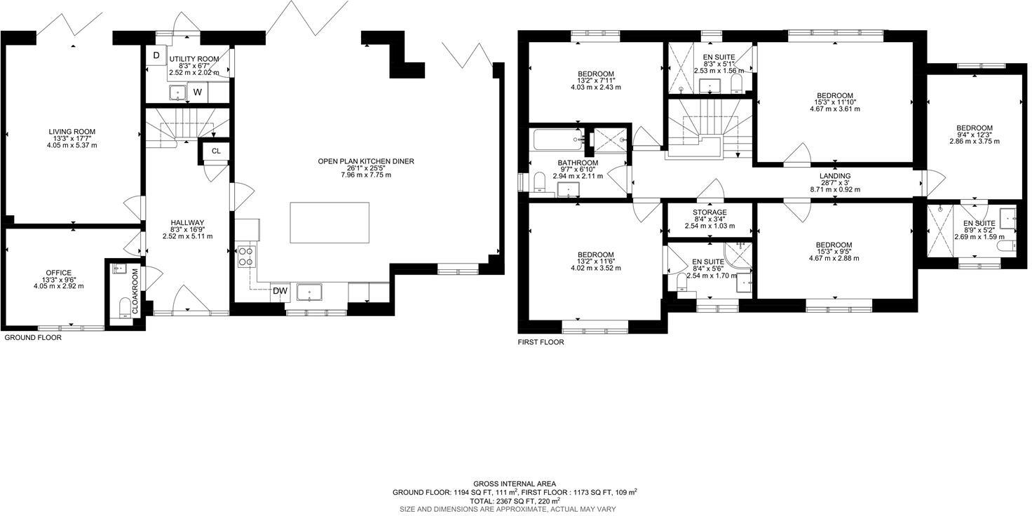 Mott Street, Sewardstonebury floorplan