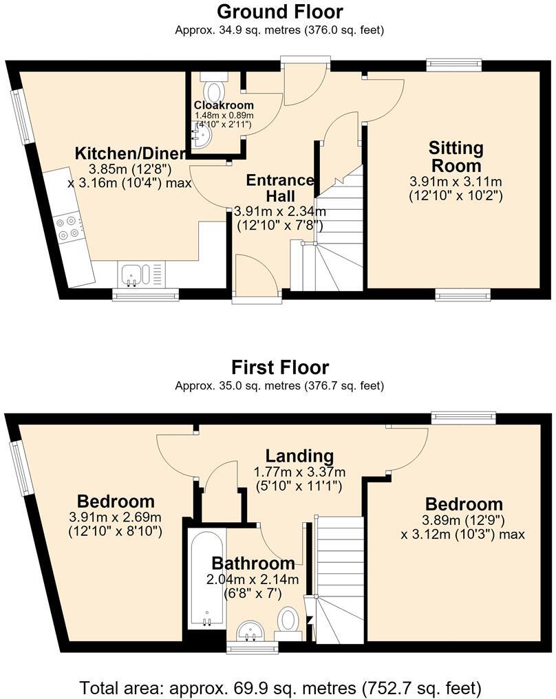 Mount Pleasant Road, Grindleford, Hope Valley floorplan