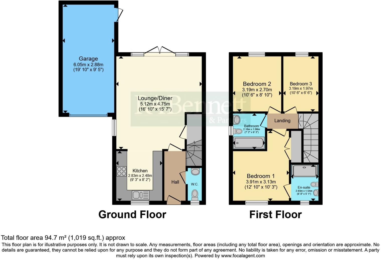 Bomford Way, Salford Priors, Evesham, Warwickshire, WR11 floorplan