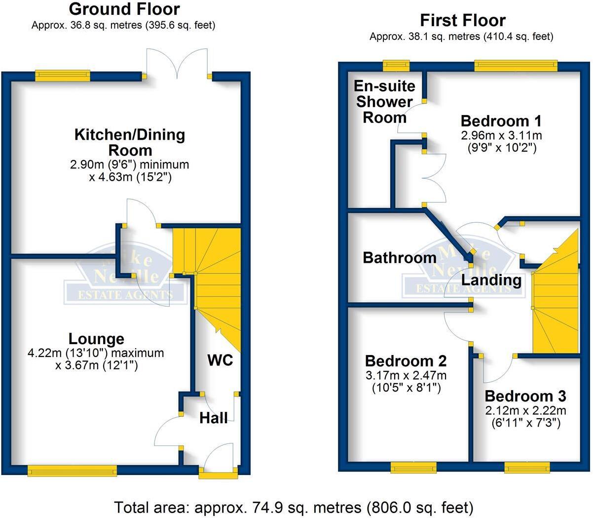 Sunningdale Drive, Rushden, NN10 floorplan