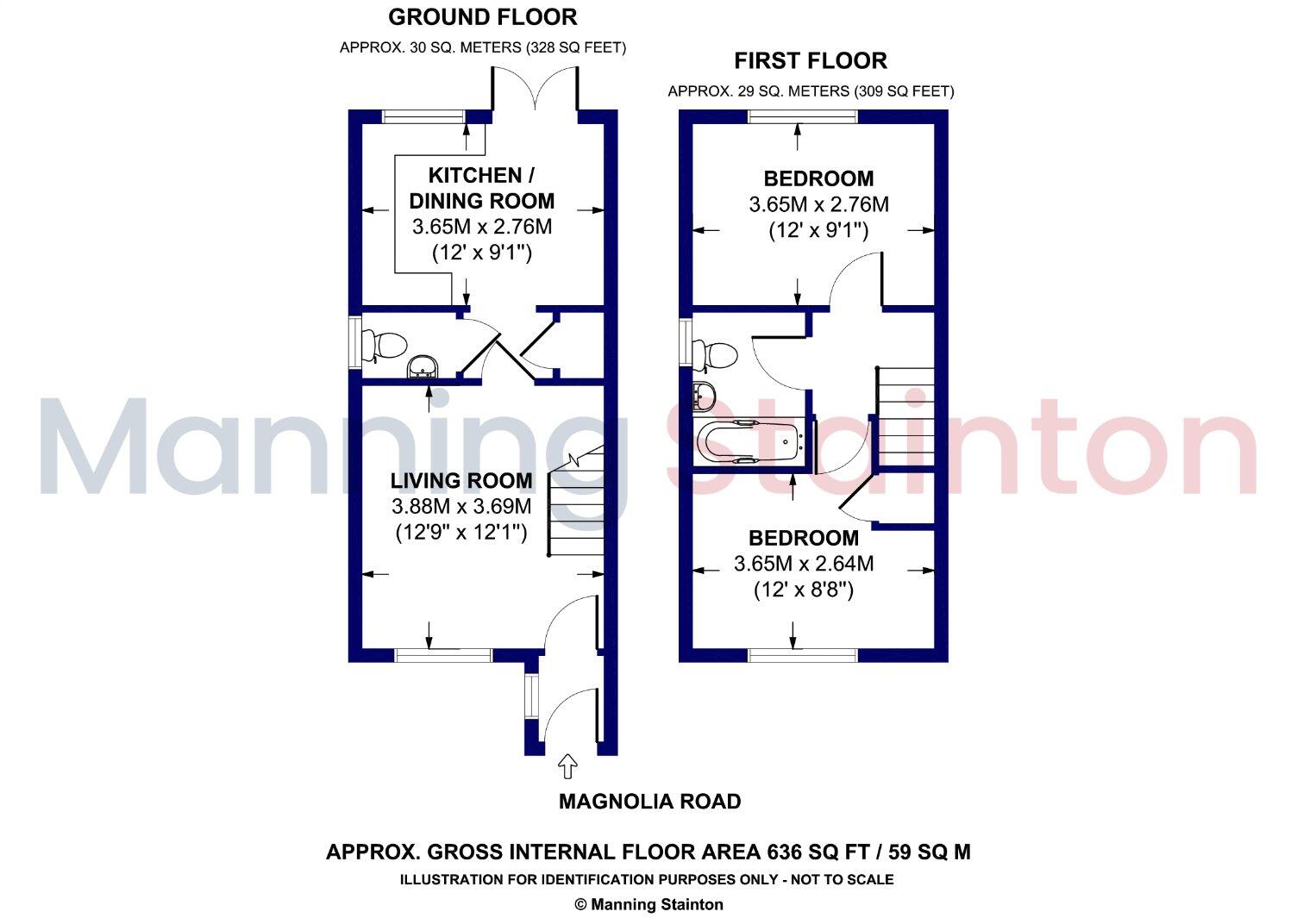 Magnolia Road, Seacroft, Leeds floorplan