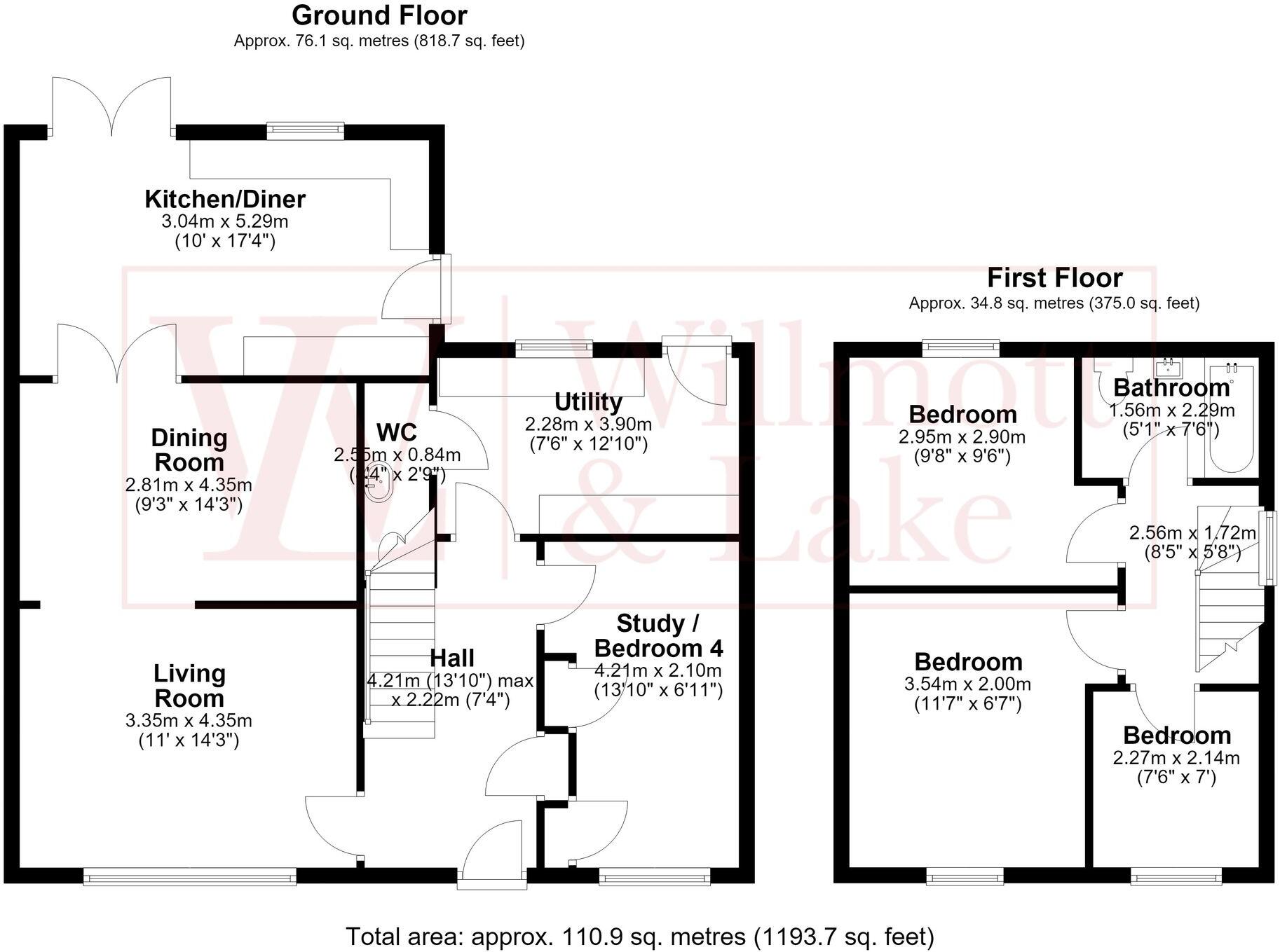 Elm Close, Takeley, CM22 floorplan