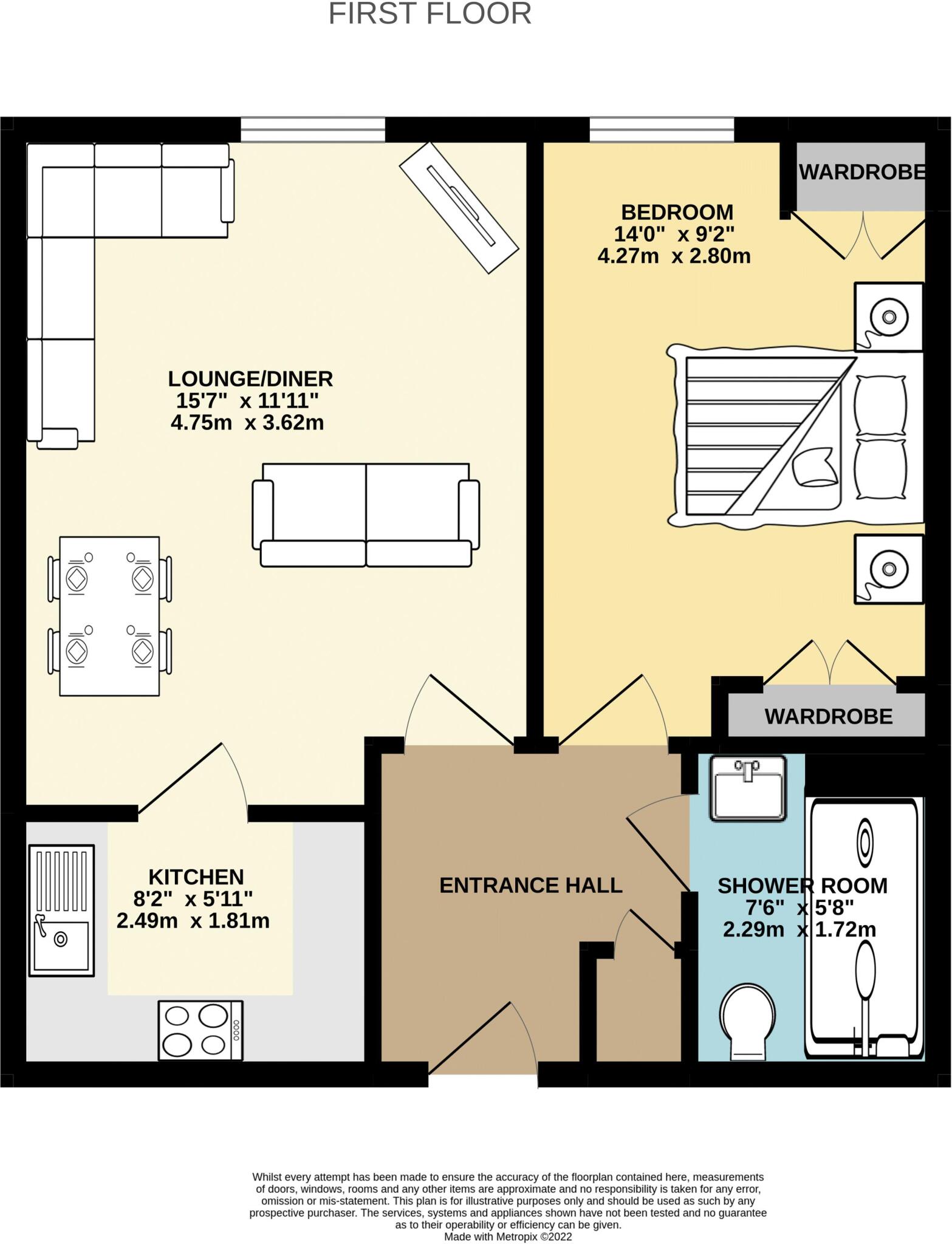 Fleur De Lis, Pound Lane, Wareham floorplan