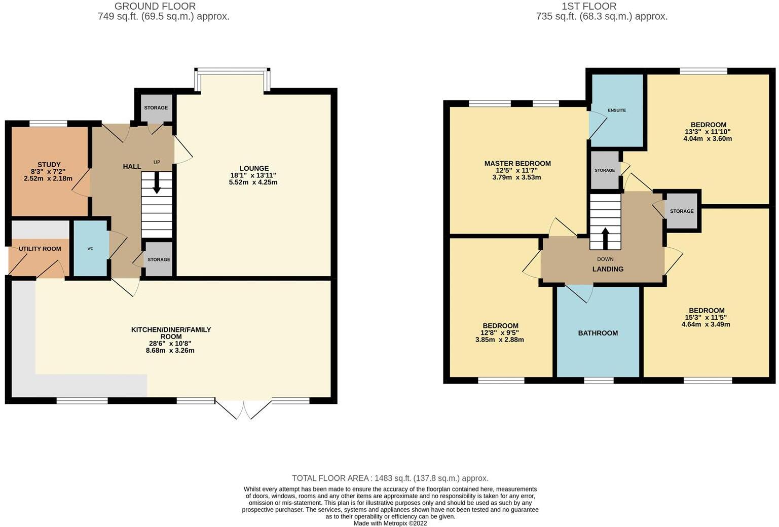 Swanage Drive, Yarm floorplan