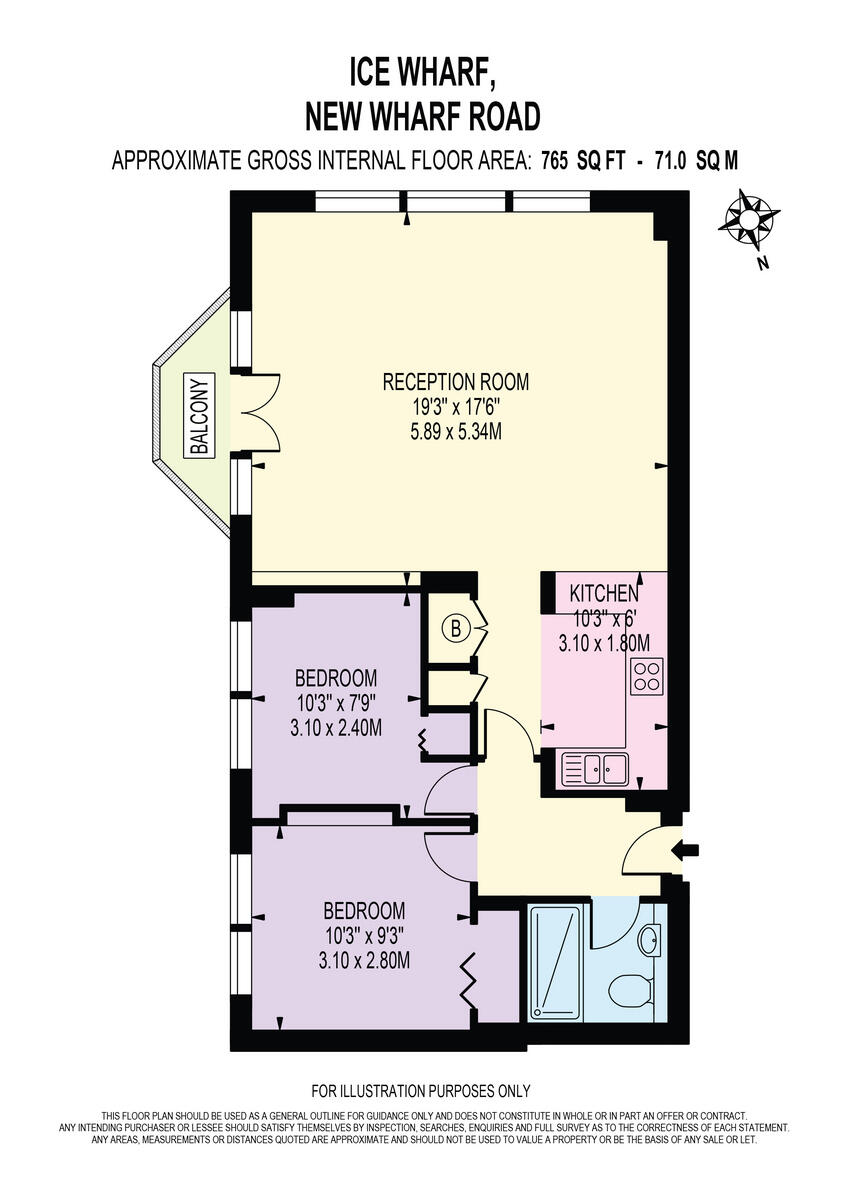 Ice Wharf, New Wharf Road, London, N1 9 floorplan