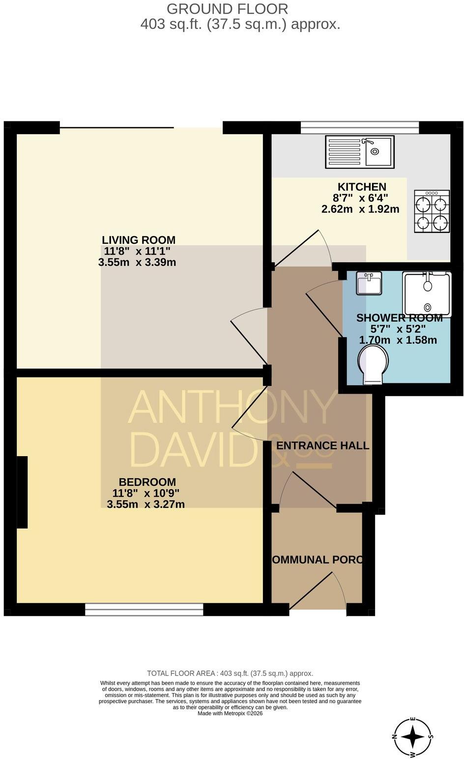 Moor View Road, Oakdale, POOLE, BH15 floorplan