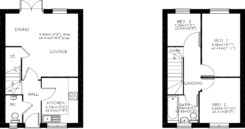 St. James Road, WF4 floorplan