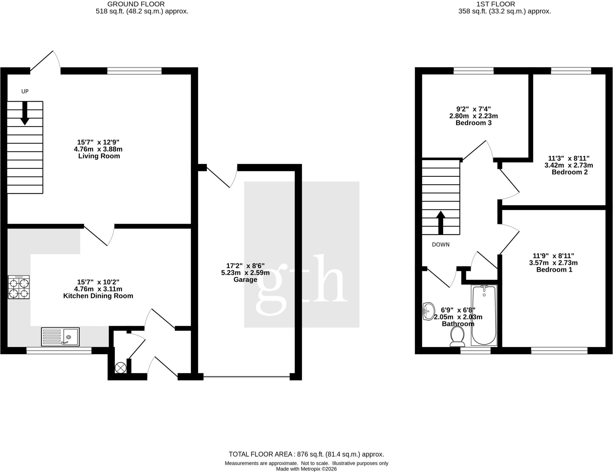 4, Abbots Meadow, Chittlehampton, Umberleigh, Devon, EX37 floorplan
