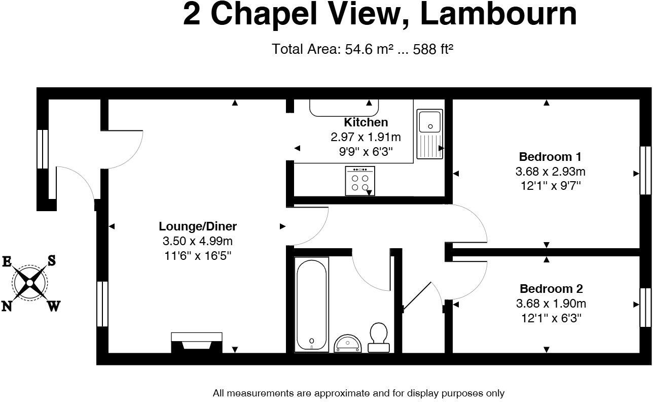 Chapel View, High Street, Lambourn, Berkshire, RG17 floorplan