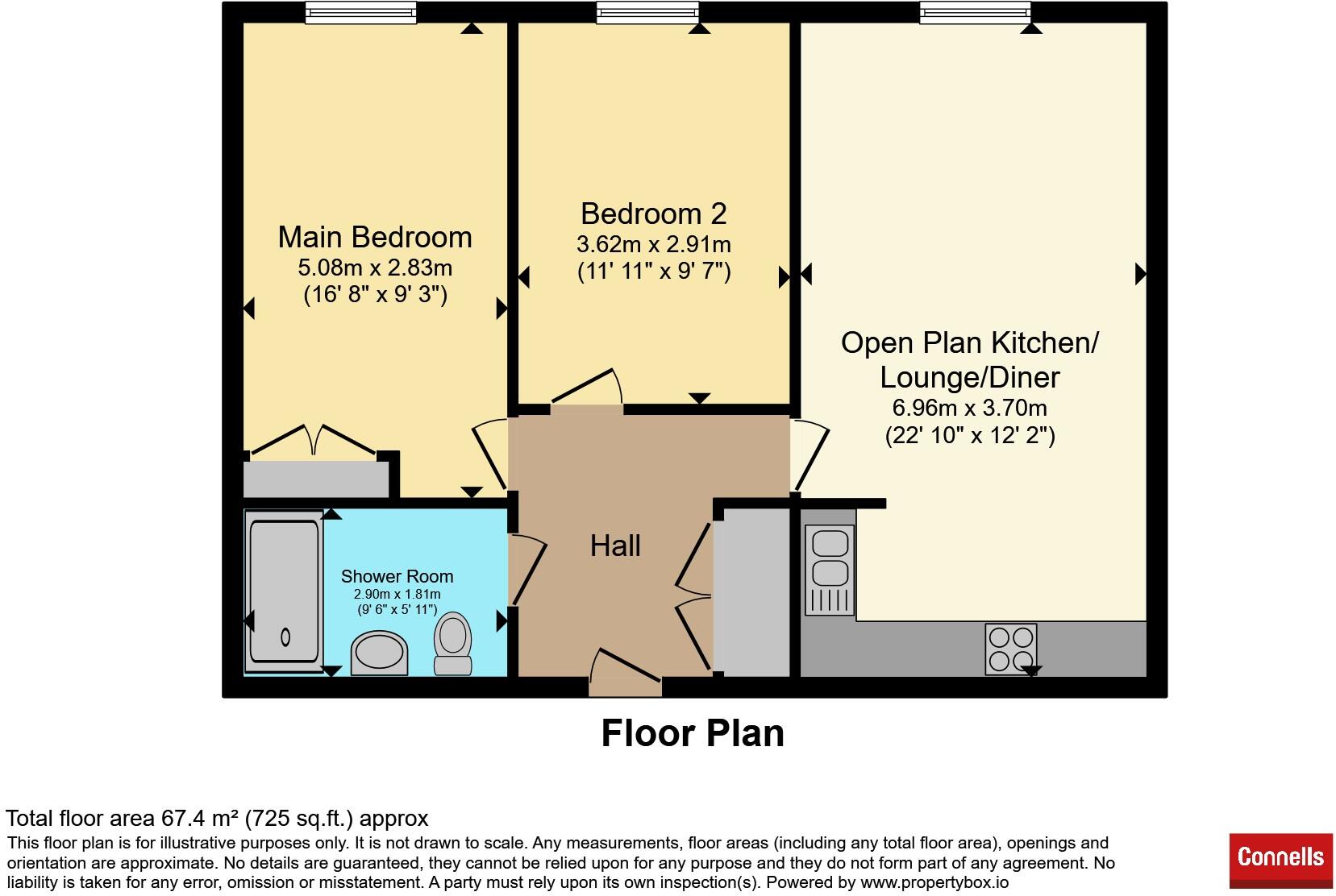 Crawthorne Road, Peterborough floorplan
