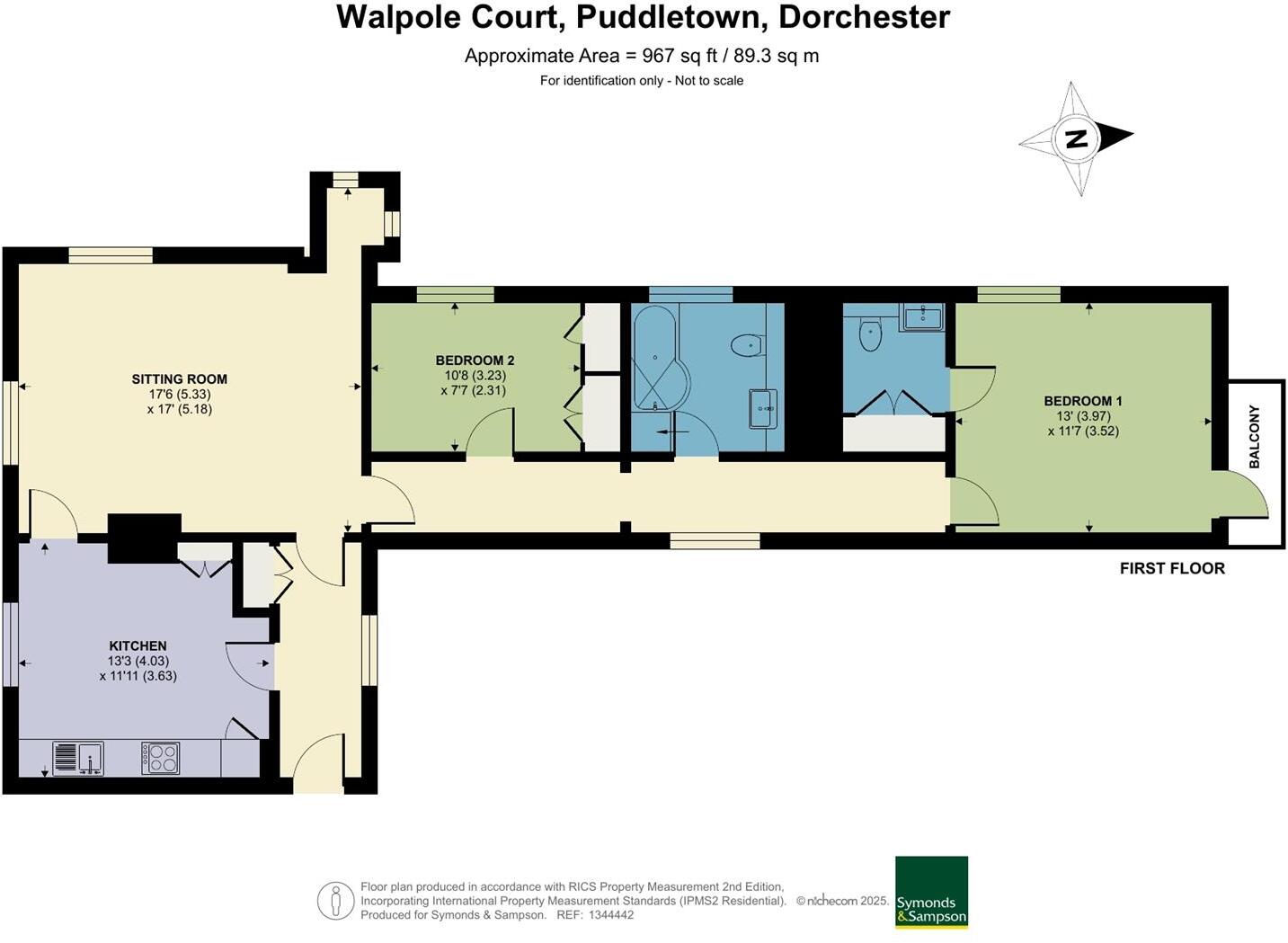 Walpole Court, Puddletown, Dorchester floorplan