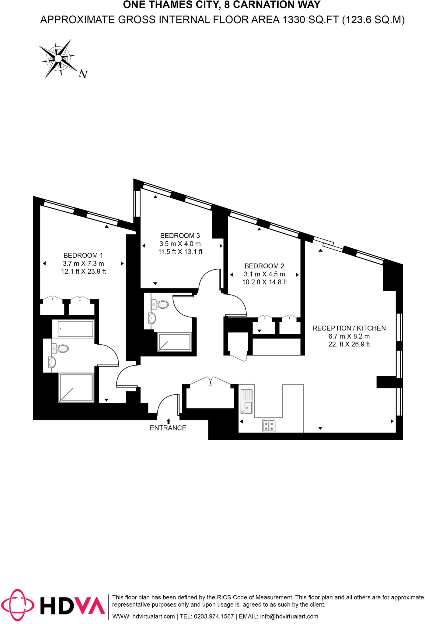 Thames City, London SW8 floorplan
