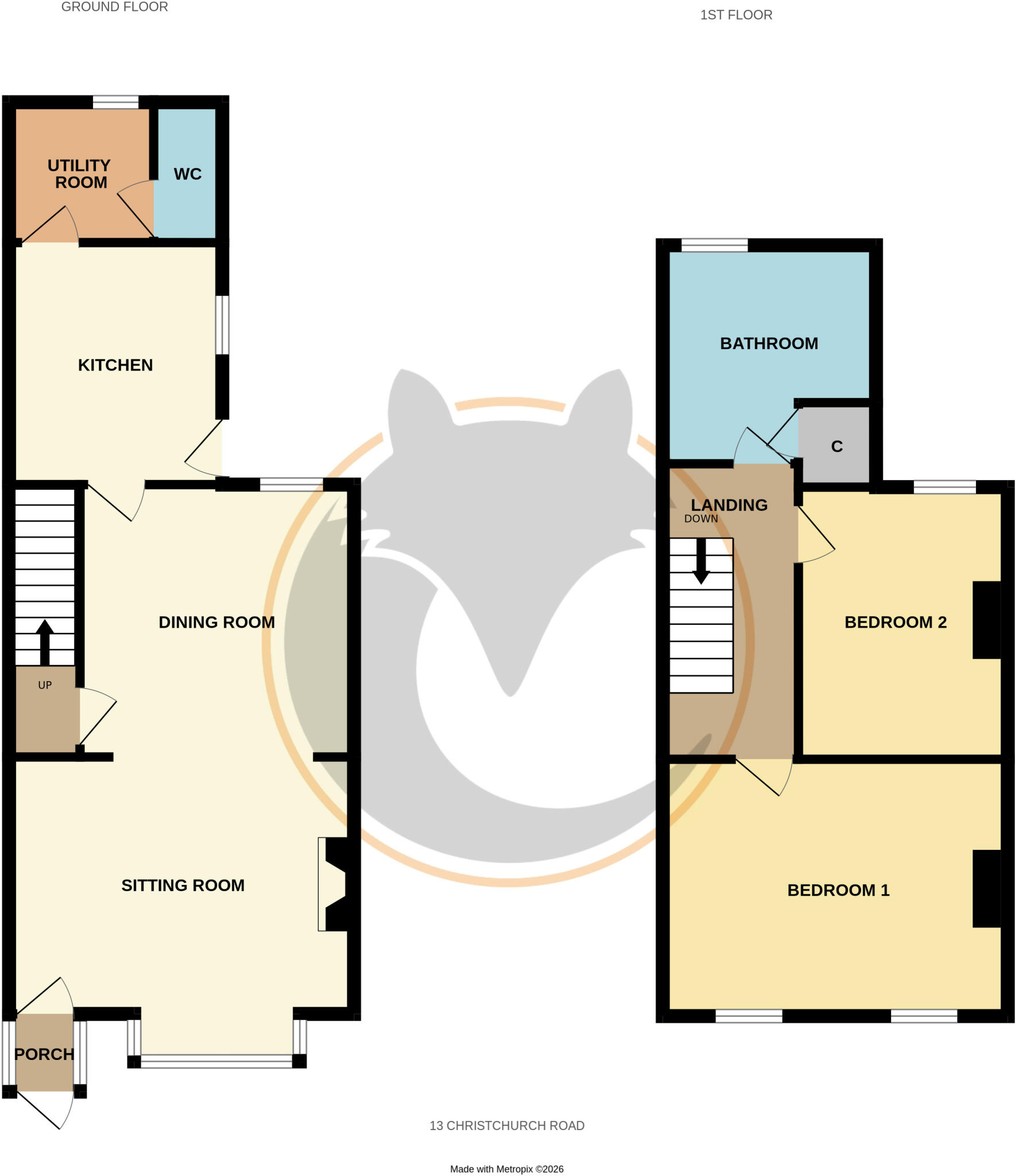 Christchurch Road, New Milton, Hampshire, BH25 floorplan
