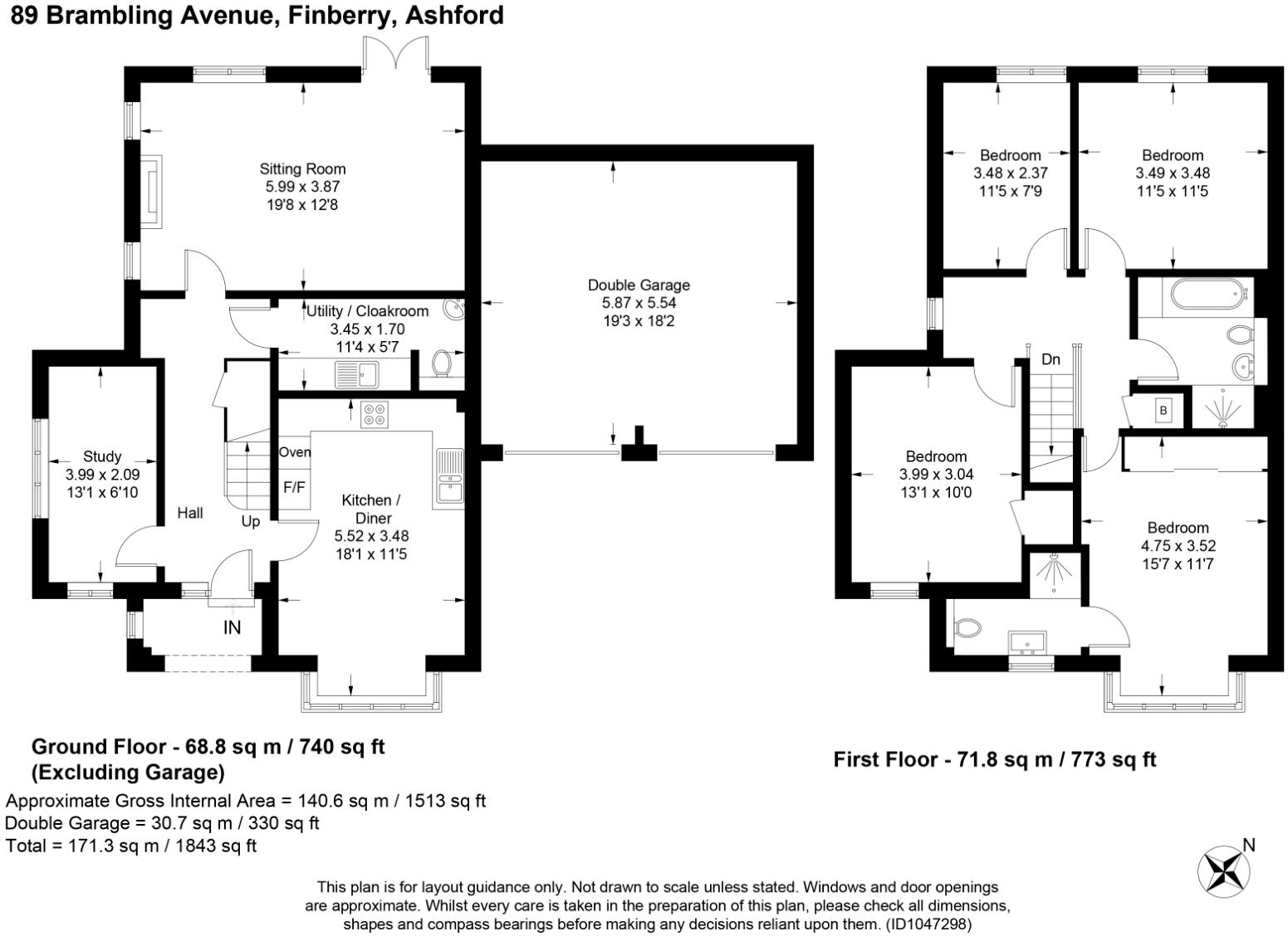 Brambling Avenue, Finberry, Ashford, Kent, TN25 floorplan