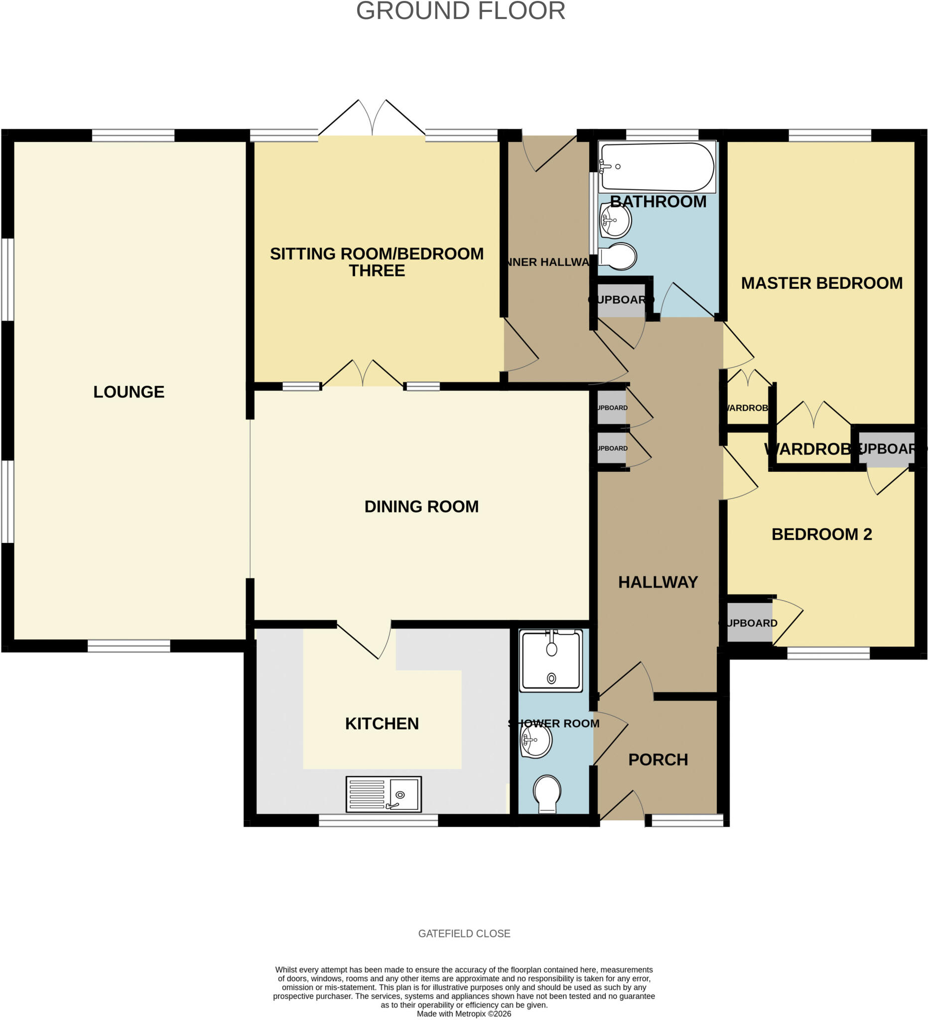 Gatefield Close, Walton On The Naze, Essex floorplan