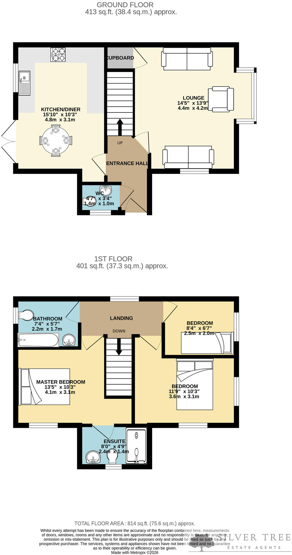 Plough Gardens, Scalby, Scarborough, North Yorkshire floorplan