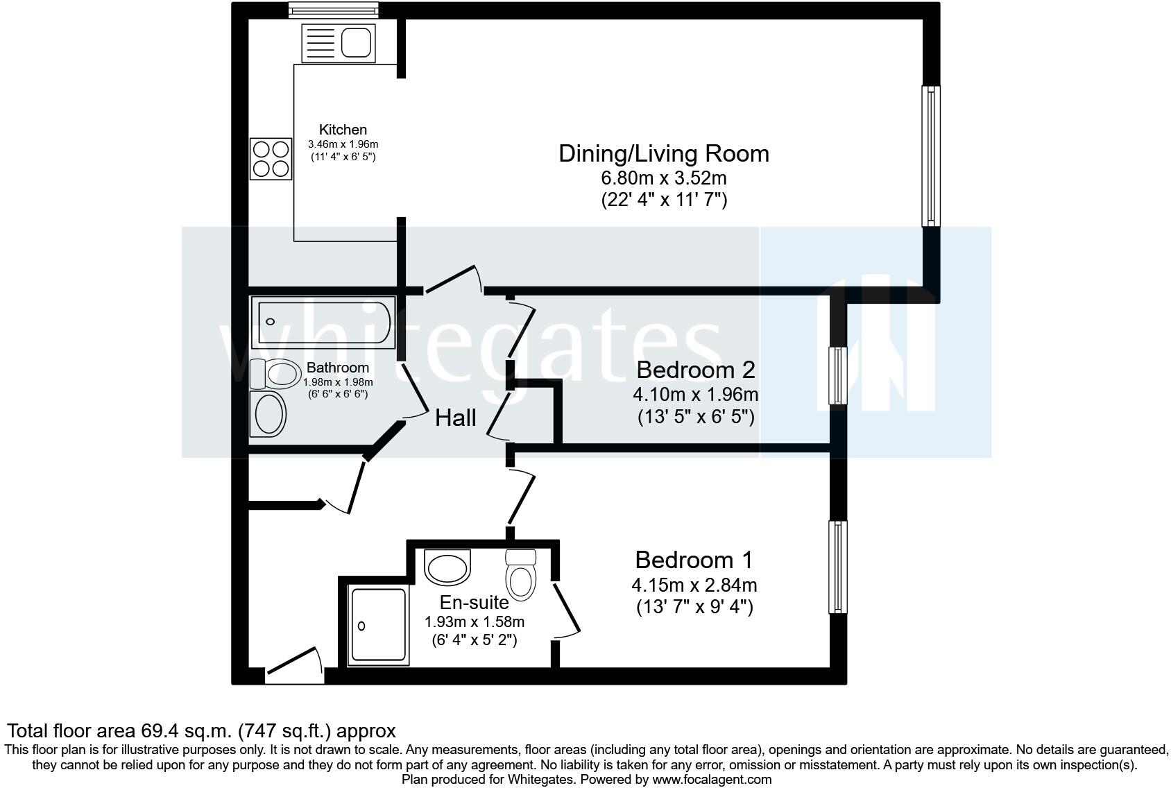 Blackthorn Close, Wistaston, Crewe, Cheshire, CW2 floorplan