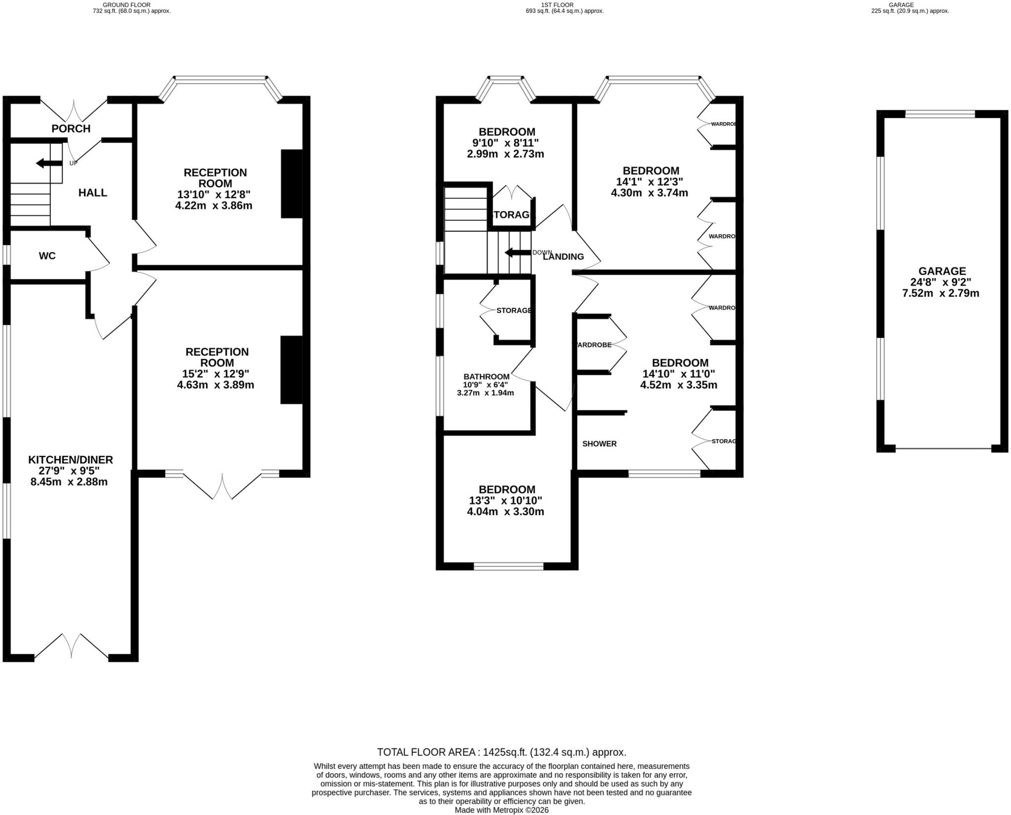 20, Napier Road, Heaton Moor floorplan
