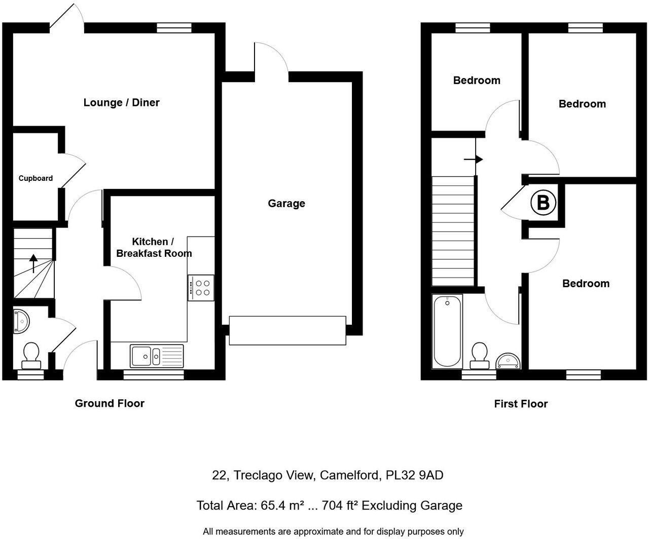 22, Treclago View, Camelford, PL32 floorplan