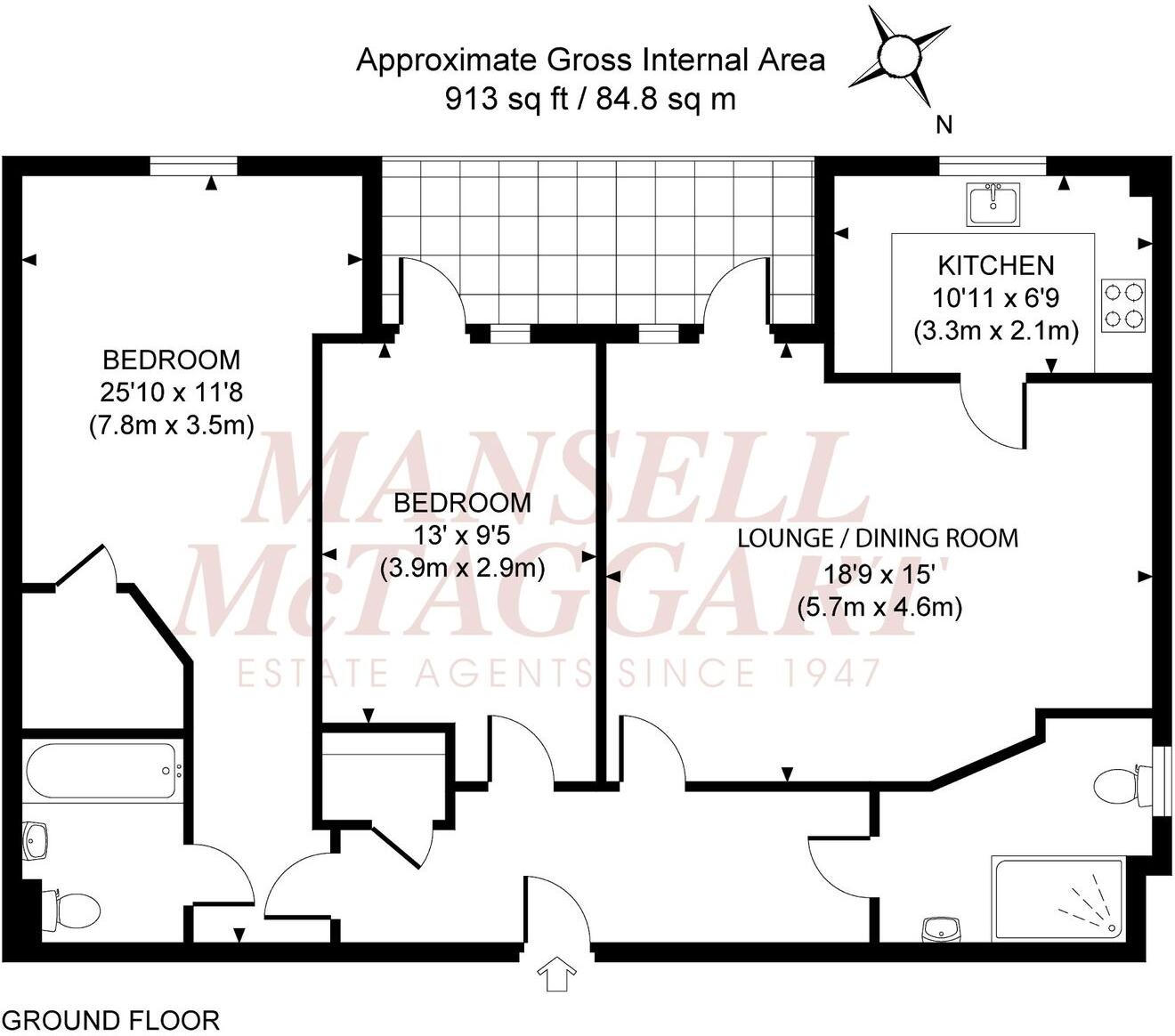 The Brow, Corbett Court The Brow, RH15 floorplan