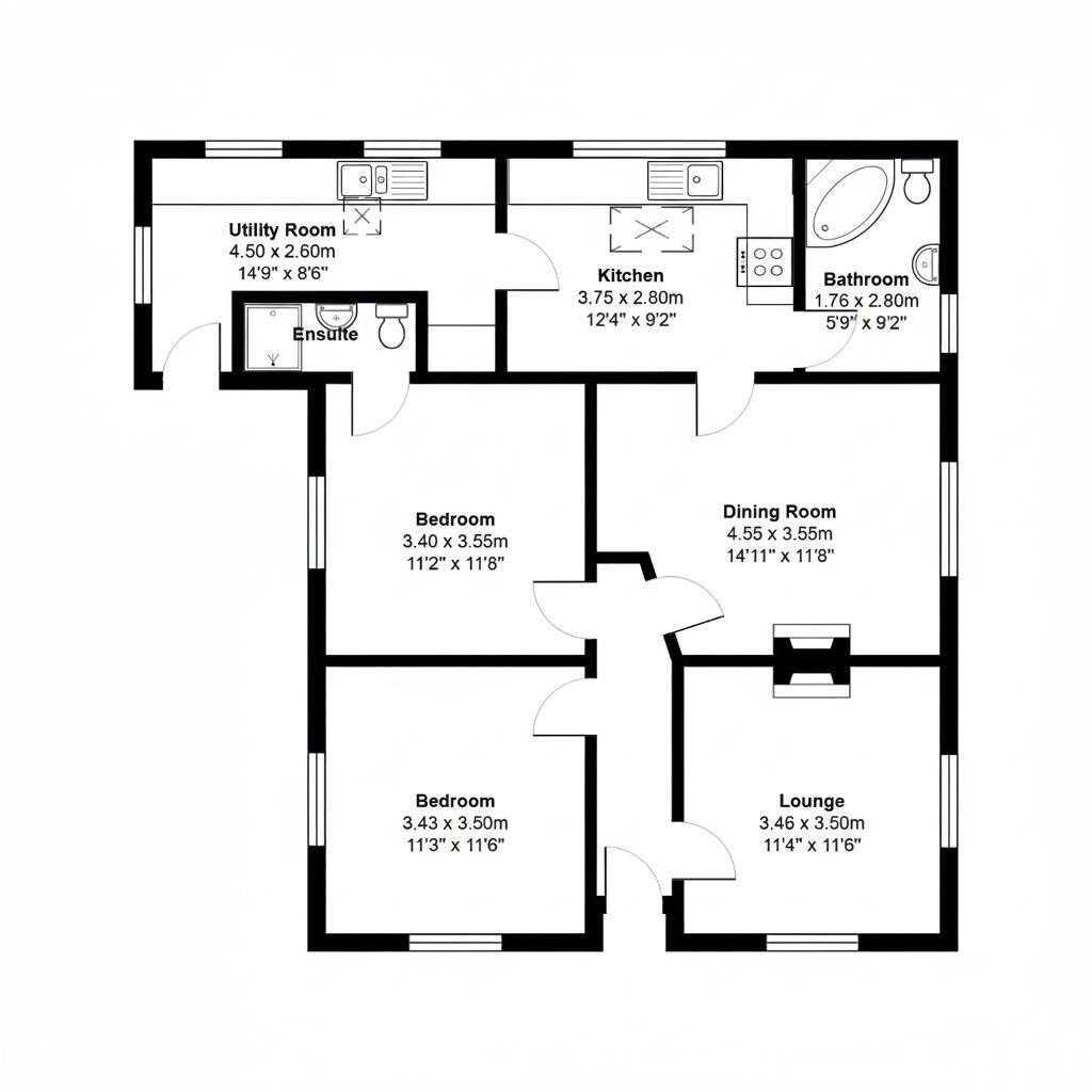 Seaside Road, Holmpton floorplan