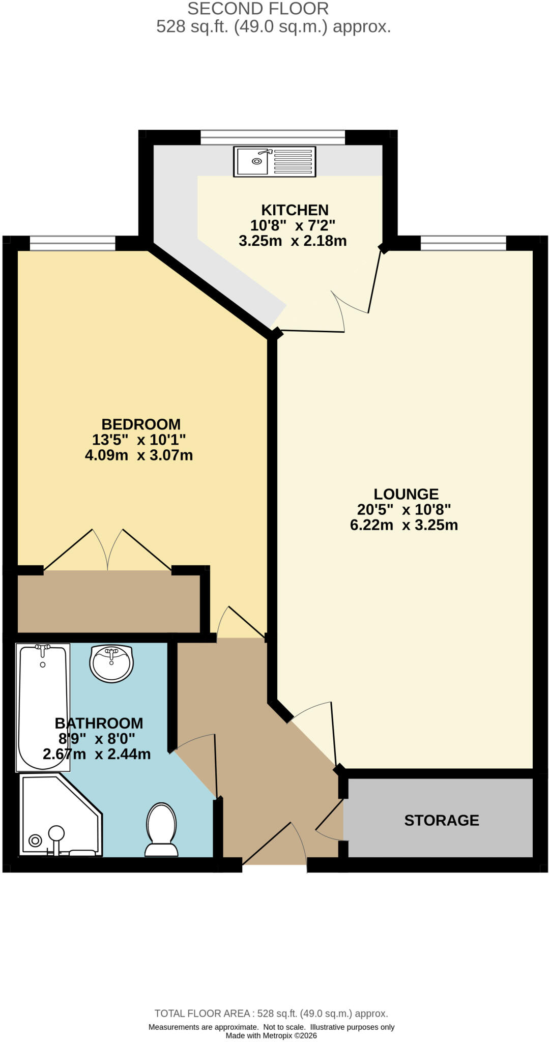 Flat 53, Coachman Court, 35 Ashingdon Road, Rochford, Essex SS4 1FF floorplan