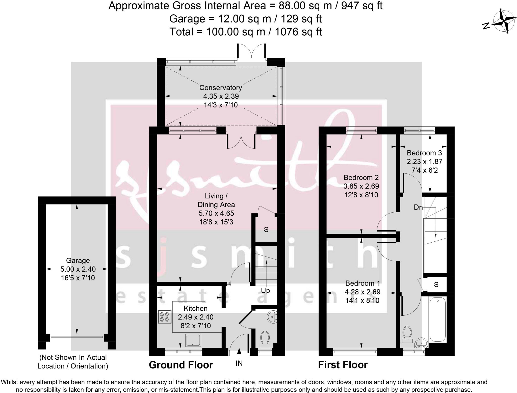 Wentworth Close, Ashford floorplan