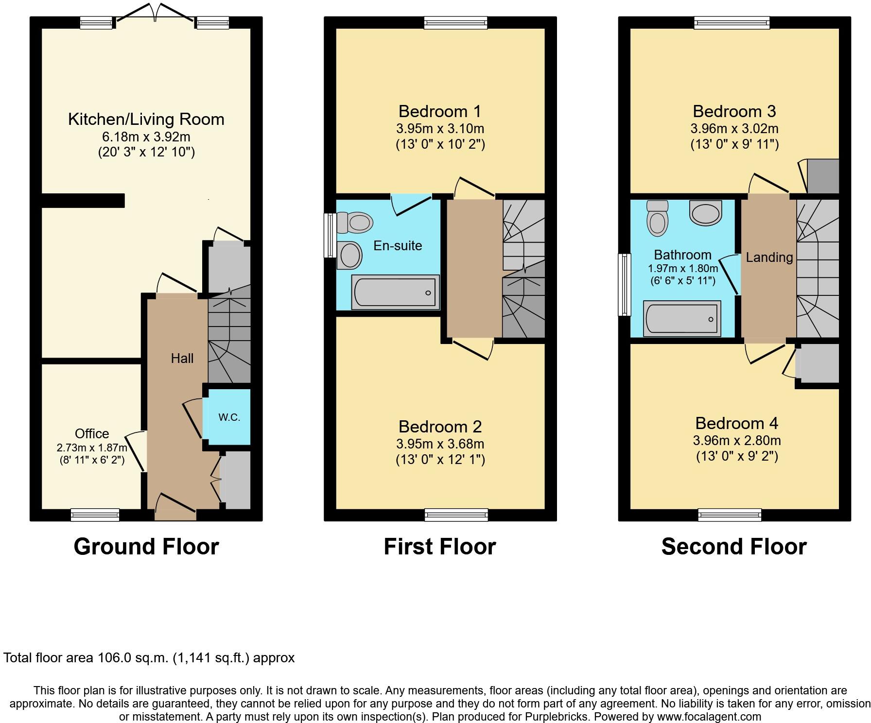 Wesson Road, Warwick, CV34 floorplan