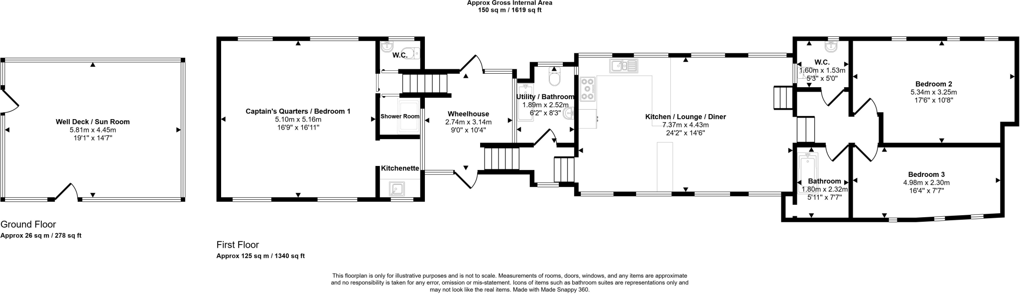 Gweek Classic Boatyard, Gweek floorplan