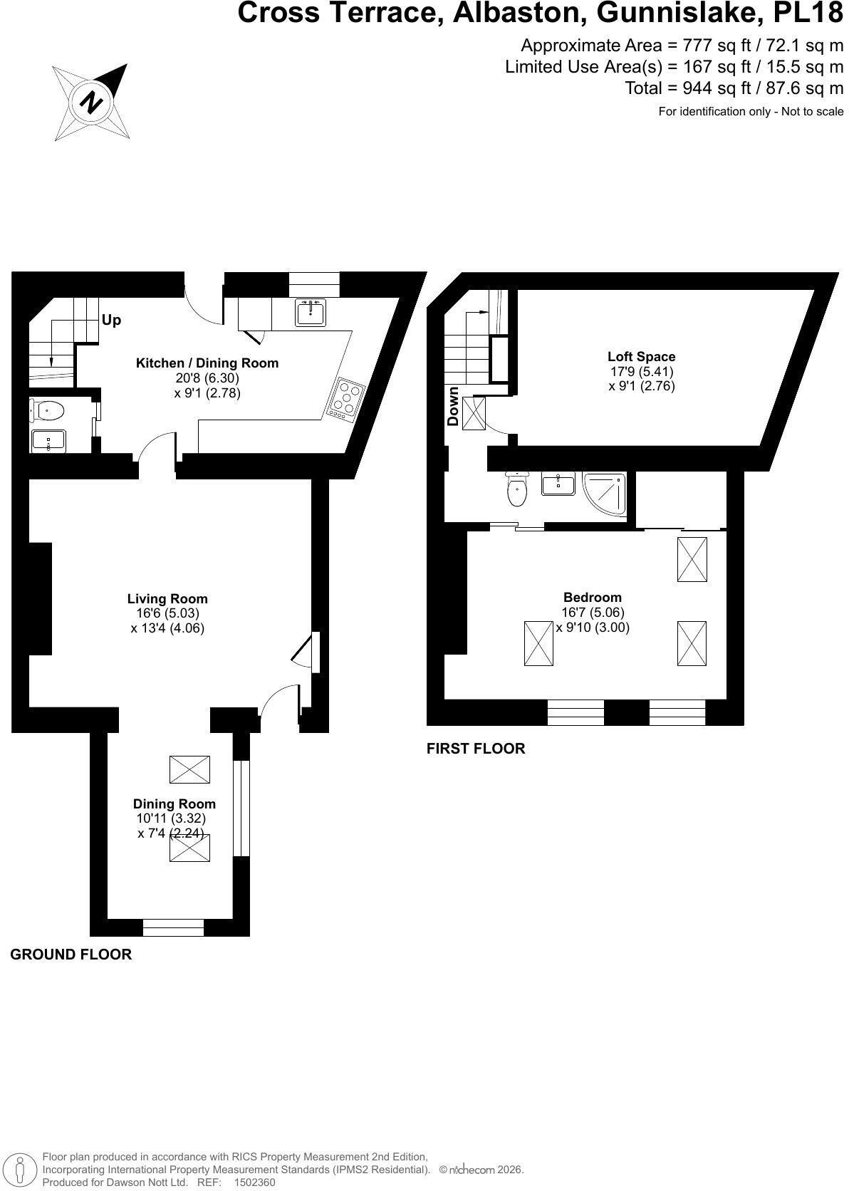 Albaston. PL18 floorplan