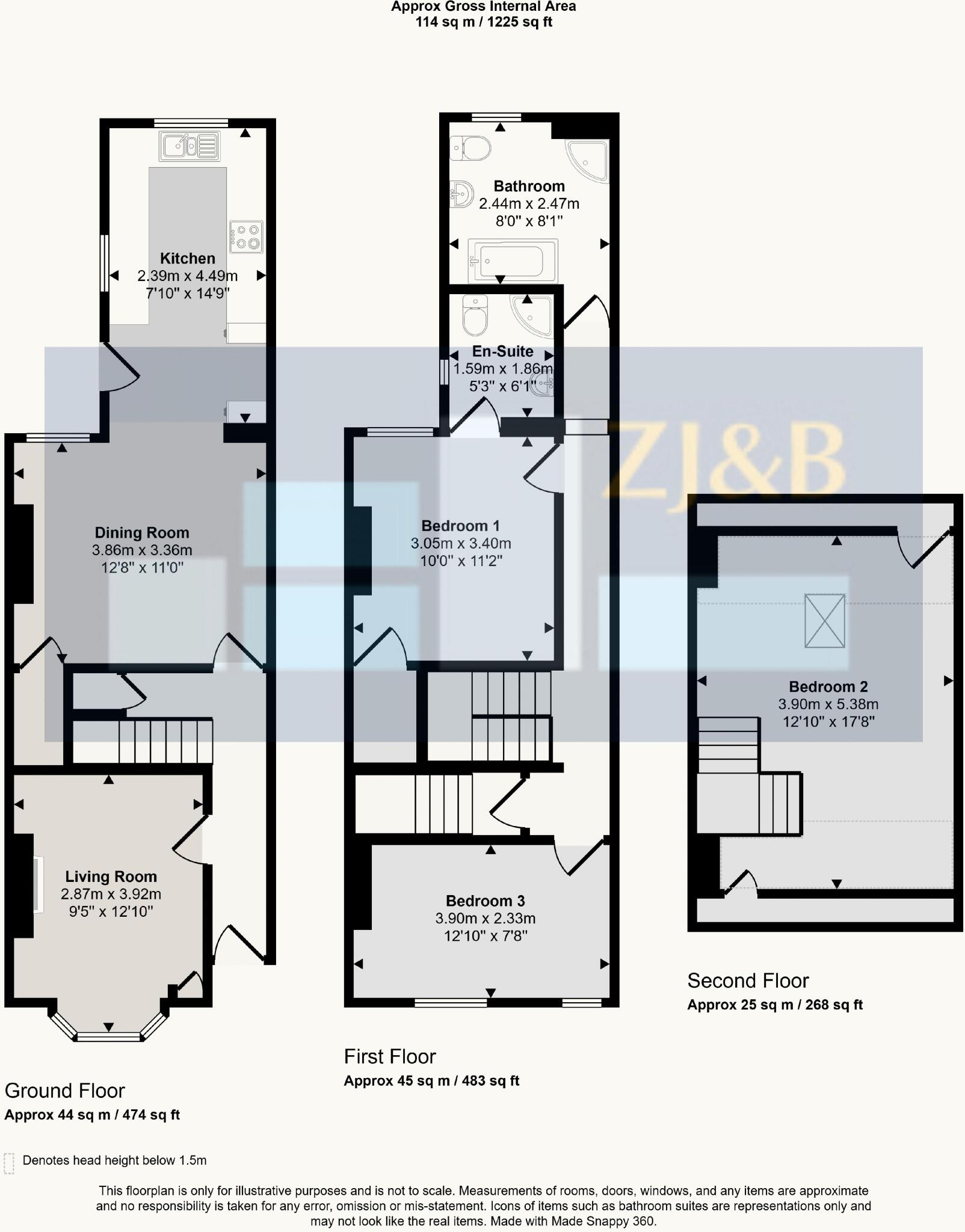 Whitehall Street, Shrewsbury, Shropshire, SY2 5AD floorplan