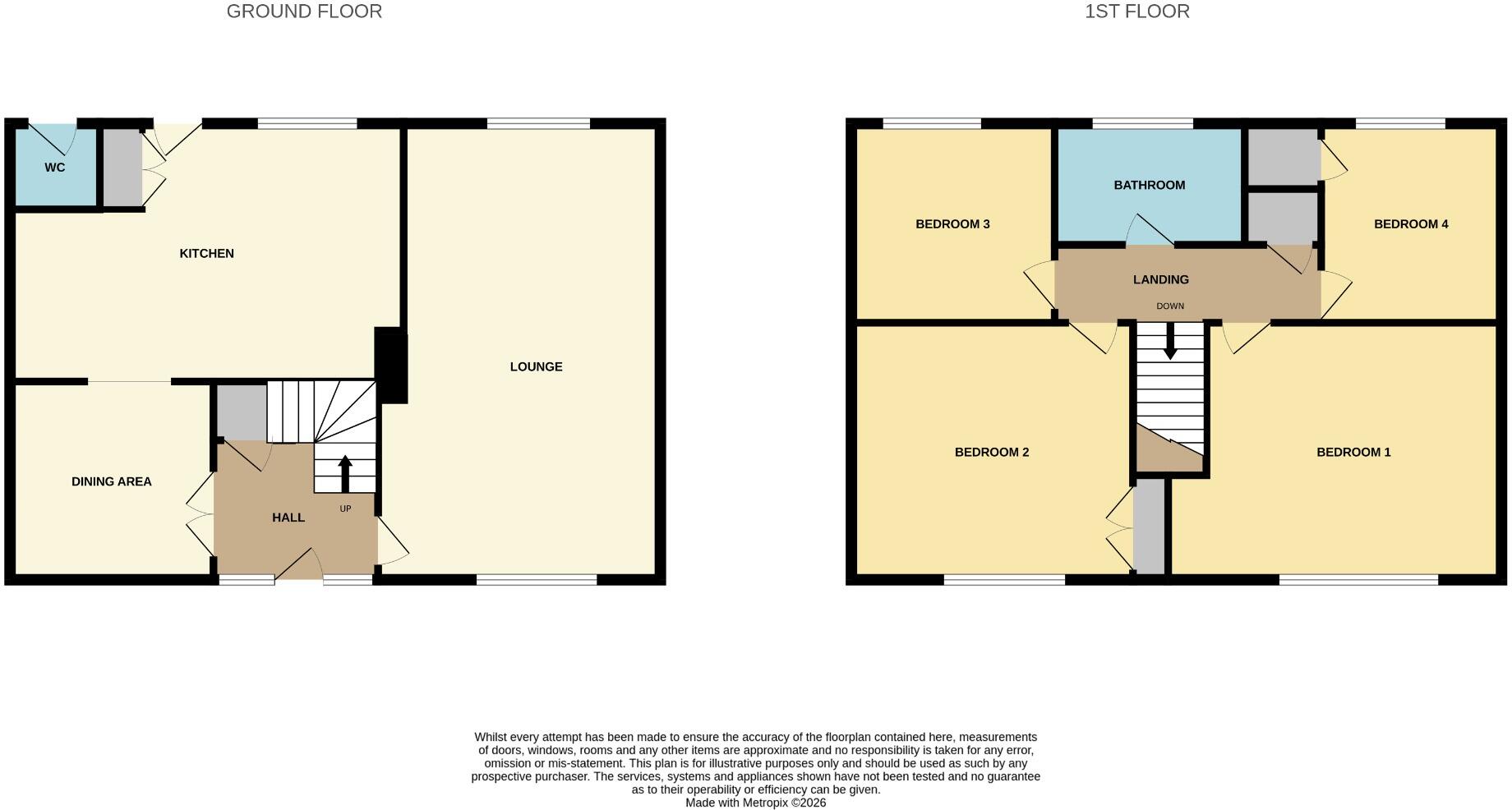4 Bed in Atherfield Road, Southampton floorplan