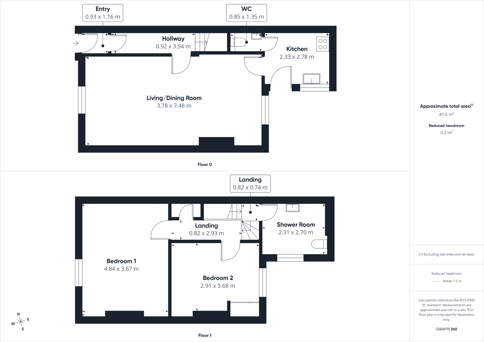 Foundry Road, Parton, Whitehaven, Cumbria, CA28 floorplan