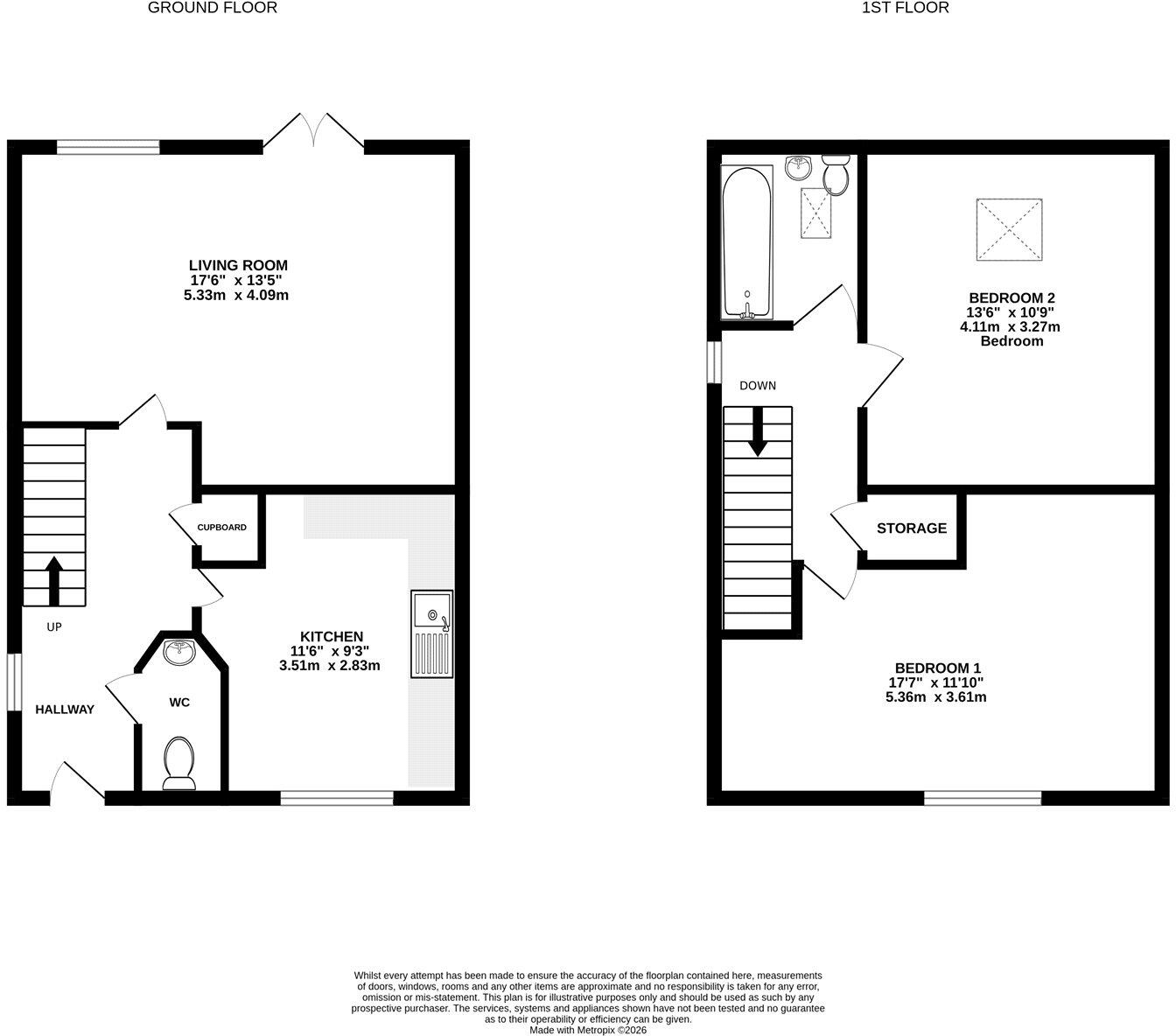 Barbrook Road, Swindon, Wiltshire floorplan