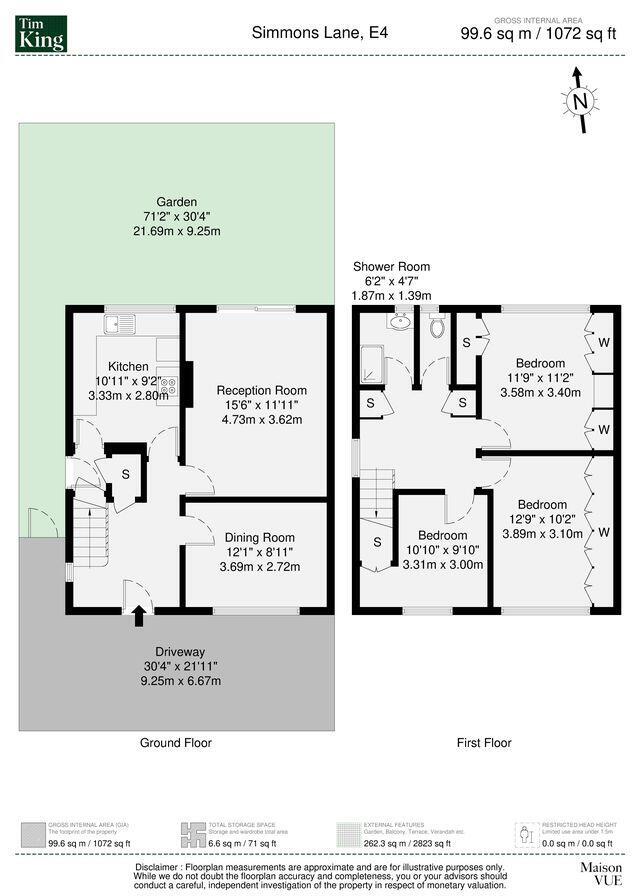 Simmons Lane, London, E4 6JH floorplan