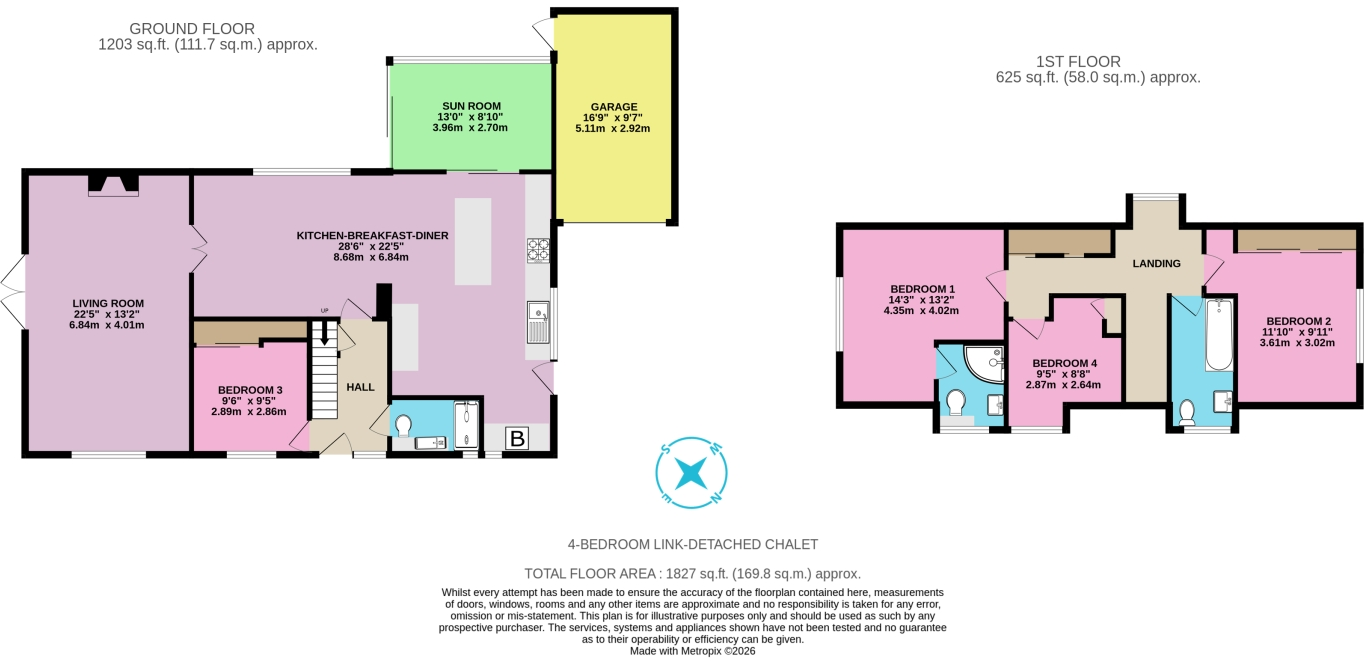 Clifton Road, Wymondham, Norfolk, NR18 floorplan