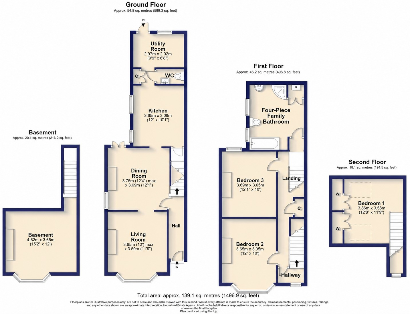 Burr Street, Dunstable floorplan