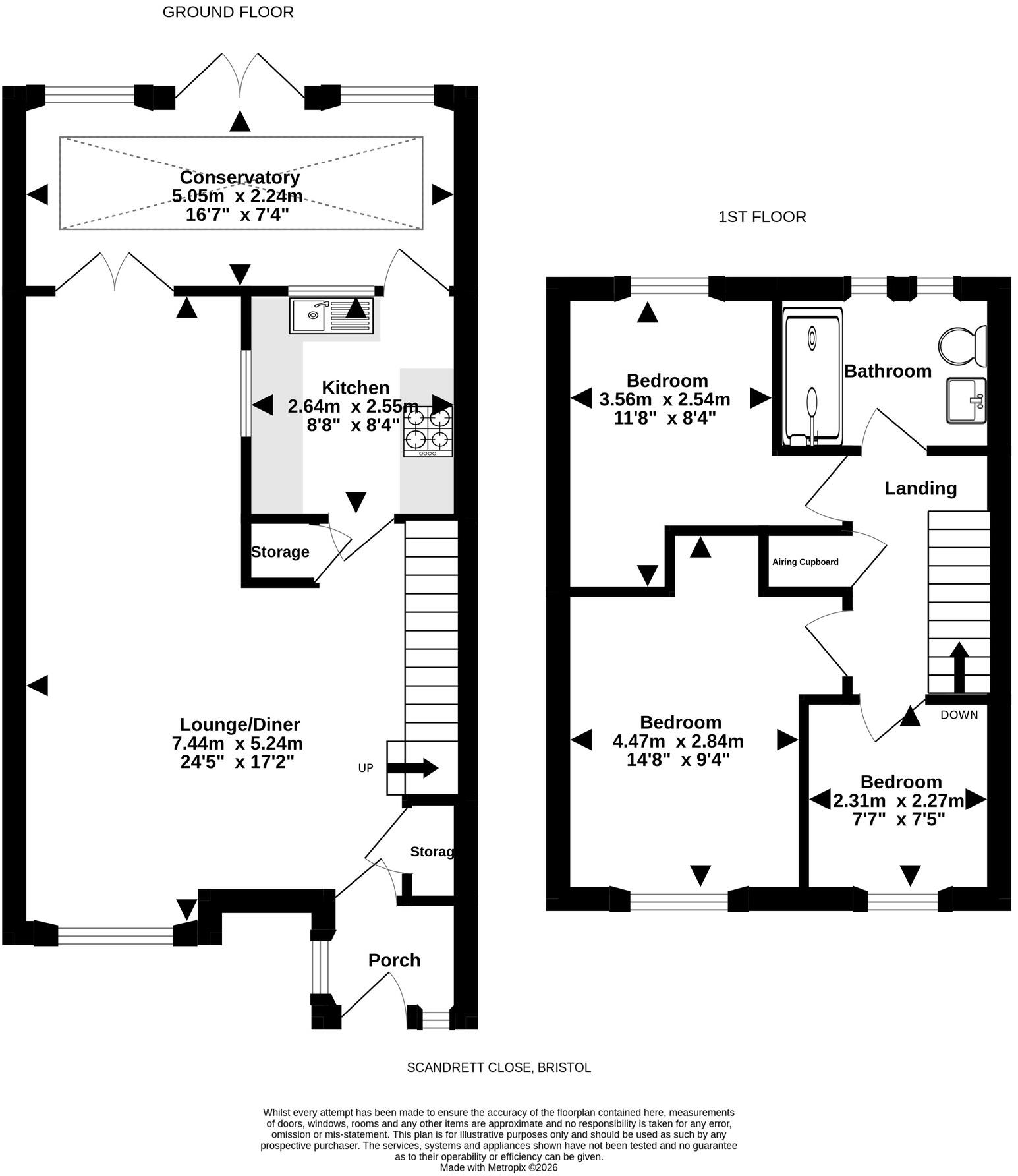 Scandrett Close, Henbury, Bristol floorplan