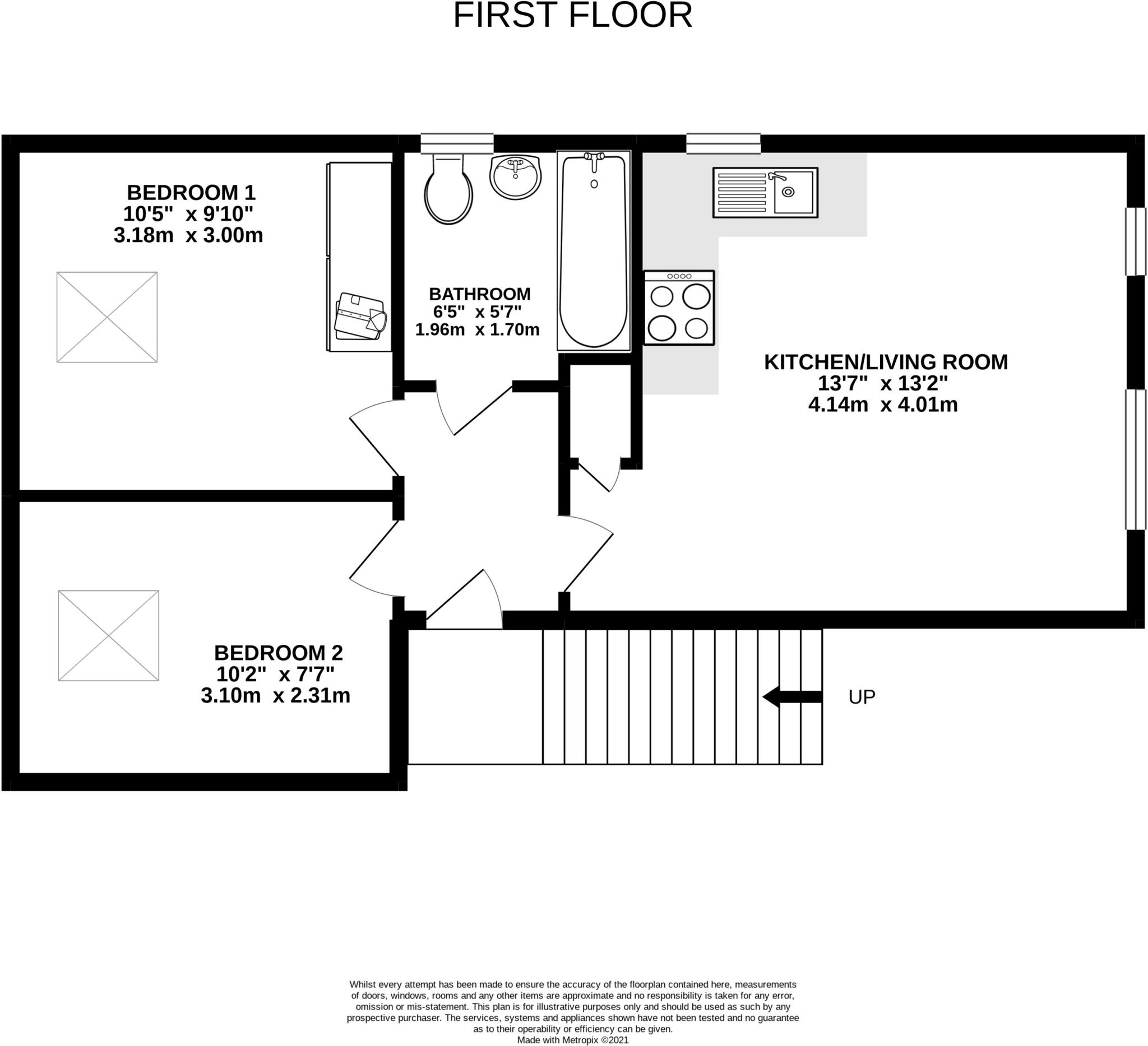 Hanover Place, Cheltenham, GL50 4GY floorplan