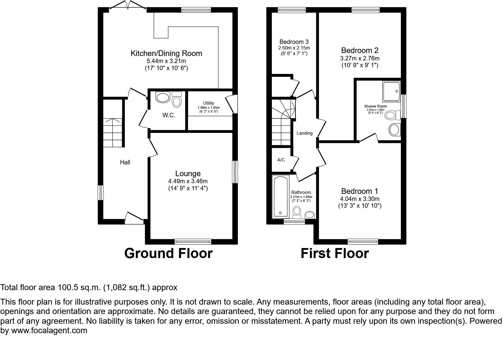 Woolcombe Road, Somerset, BA5 floorplan