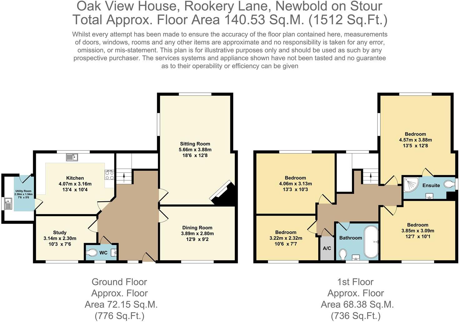 Rookery Lane, Newbold On Stour floorplan