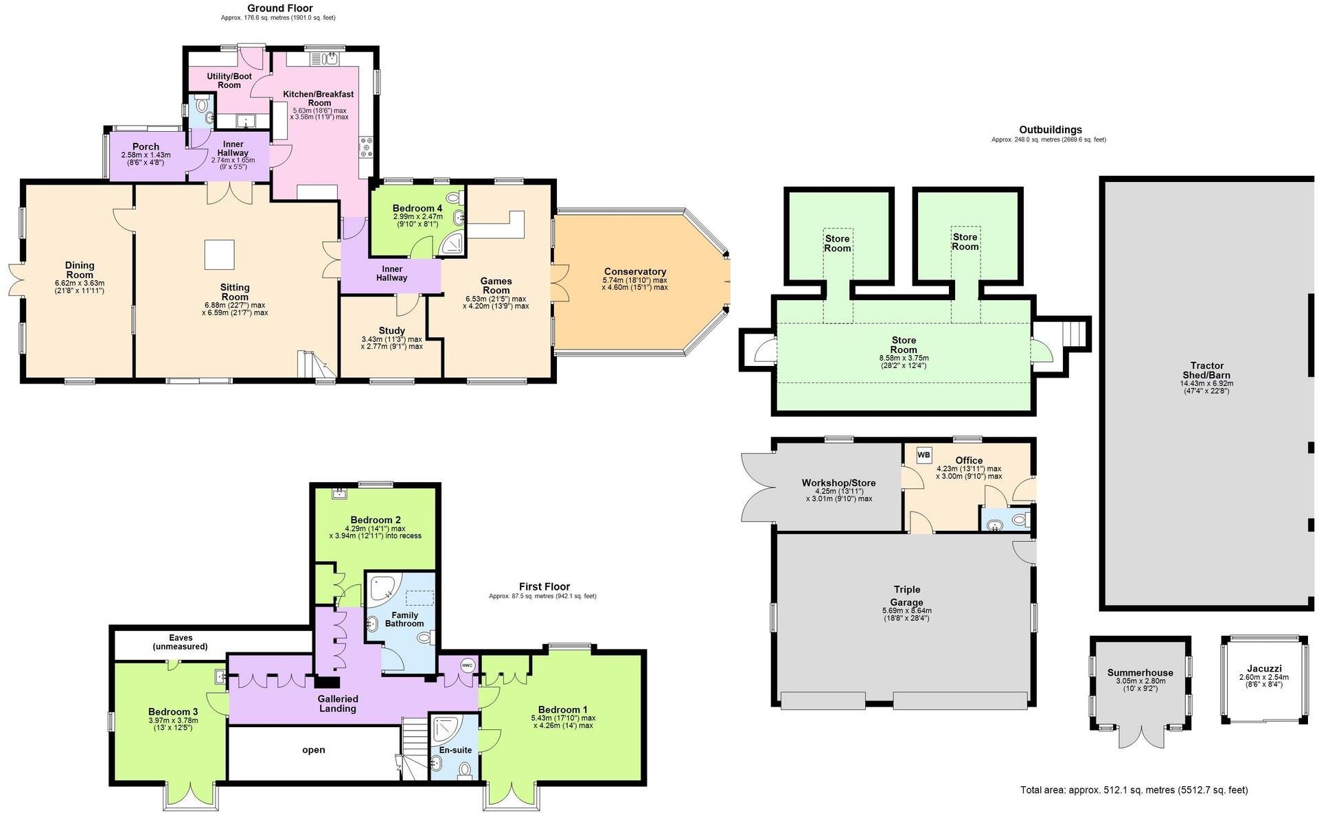 Houghton Green Lane, Playden, TN31 floorplan