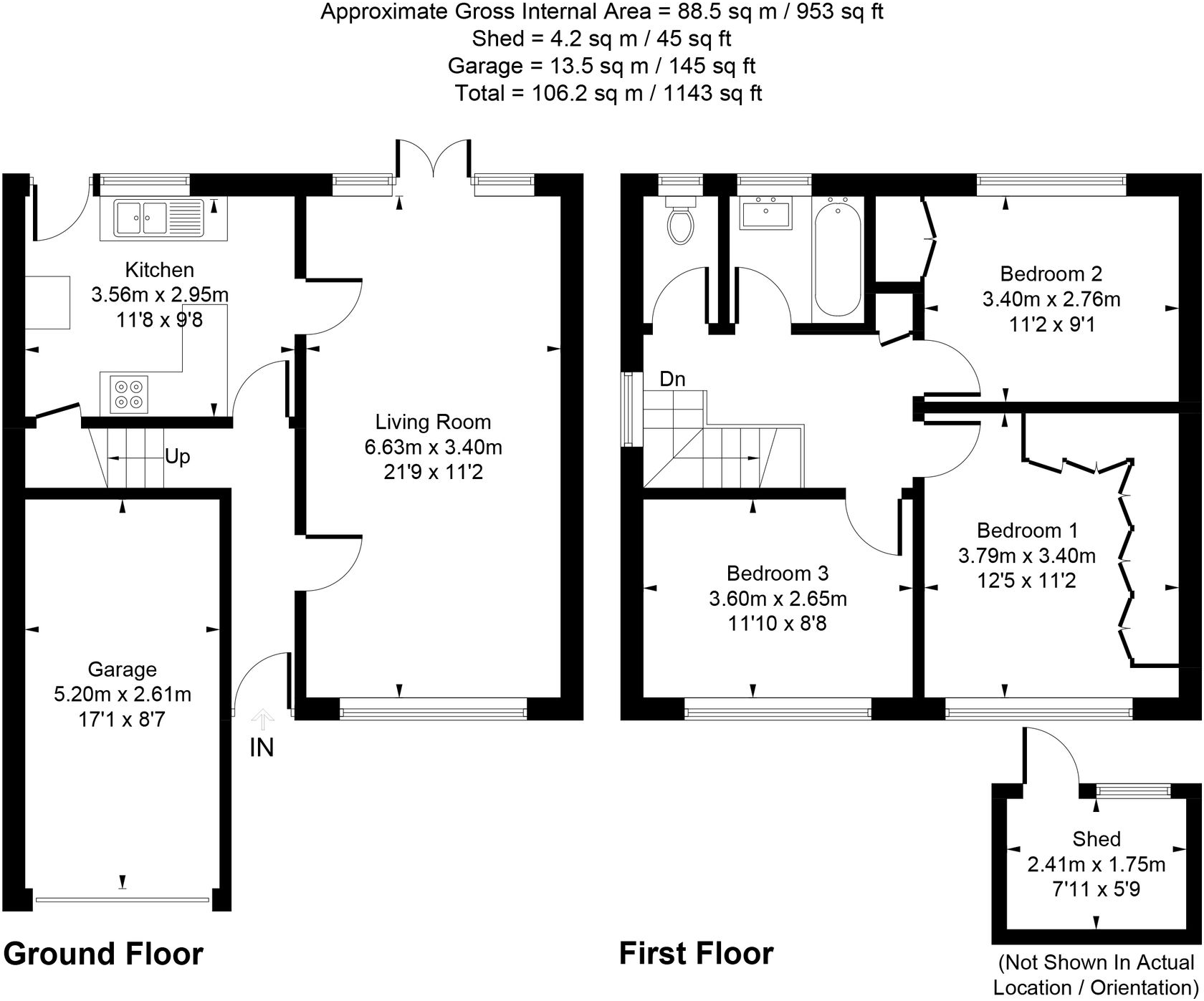 Eden Drive, Headington, OX3 floorplan