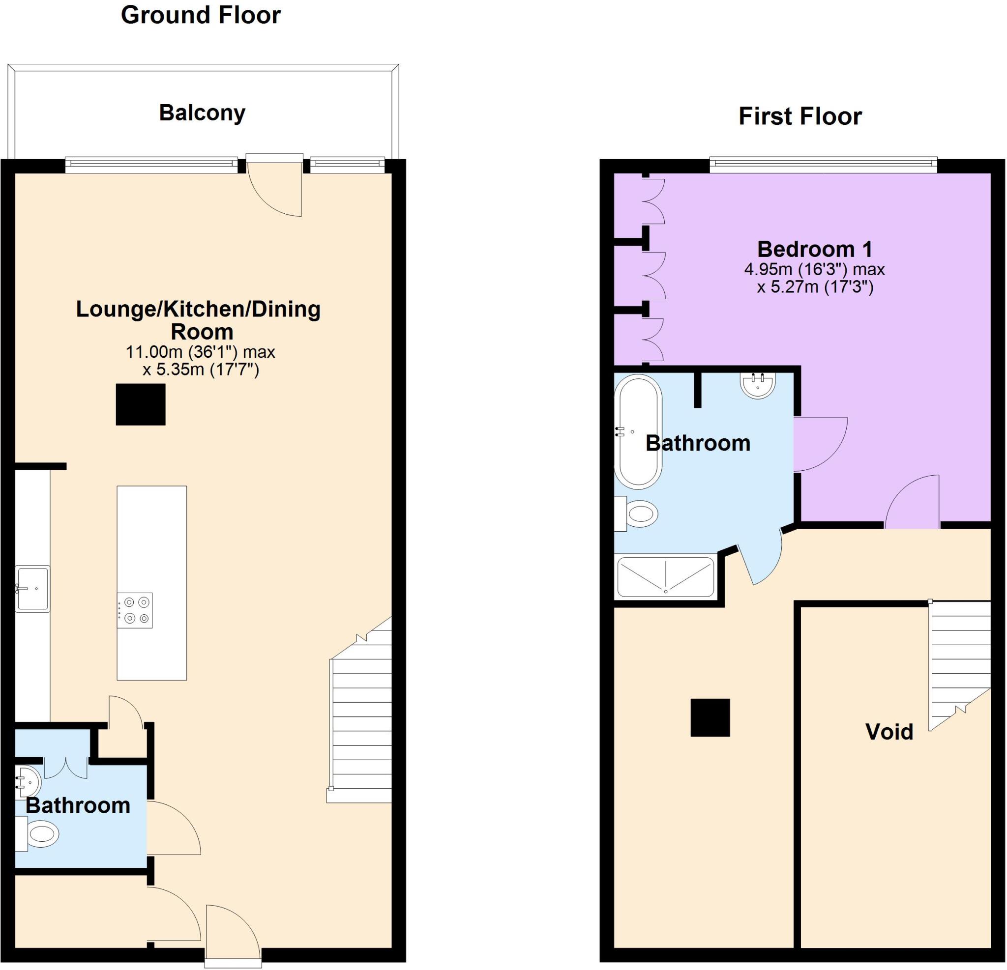  Amazon Lofts, 9 Tenby Street, Jewellery Quarter floorplan